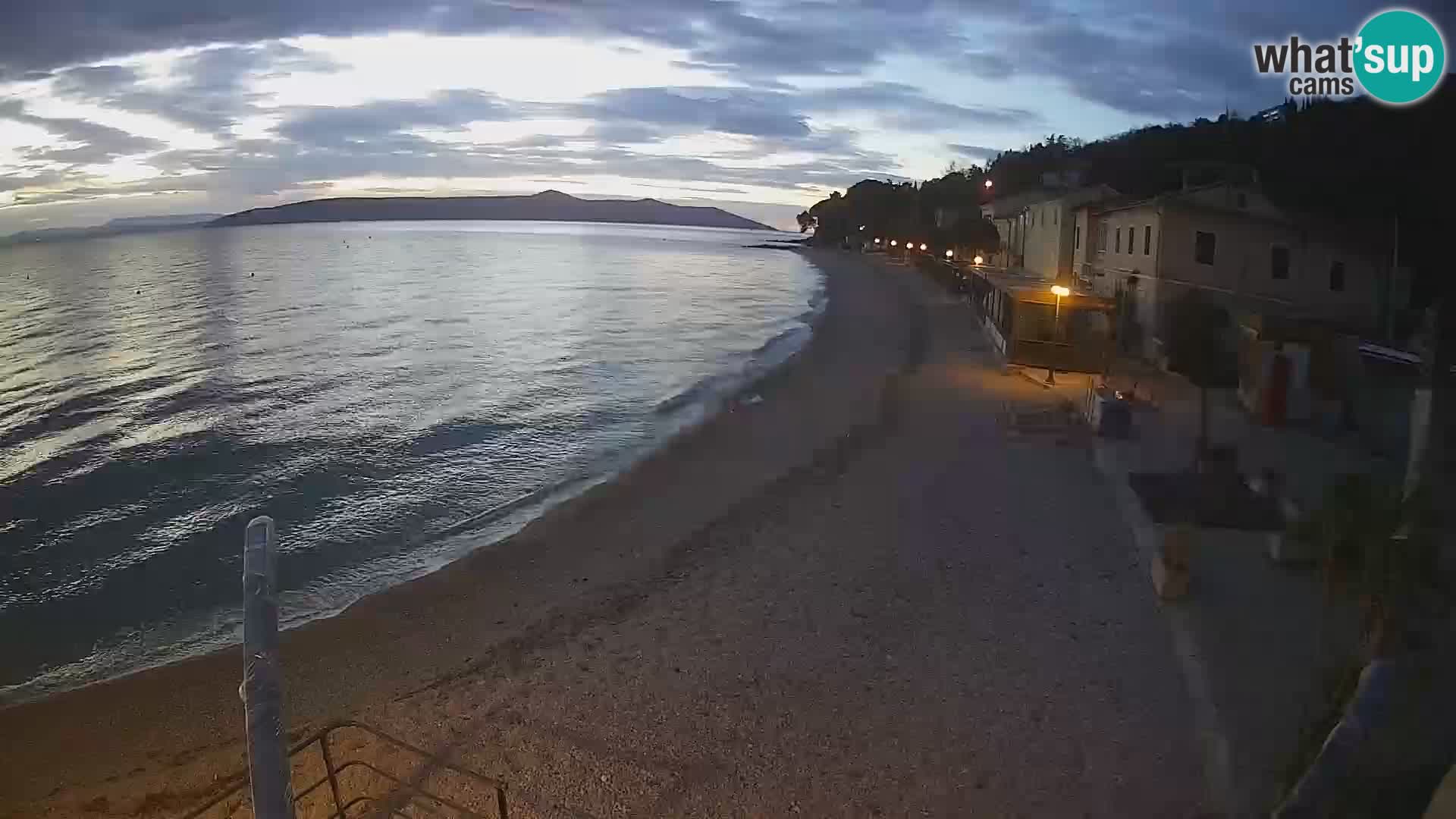 Mošćenička Draga webcam beach