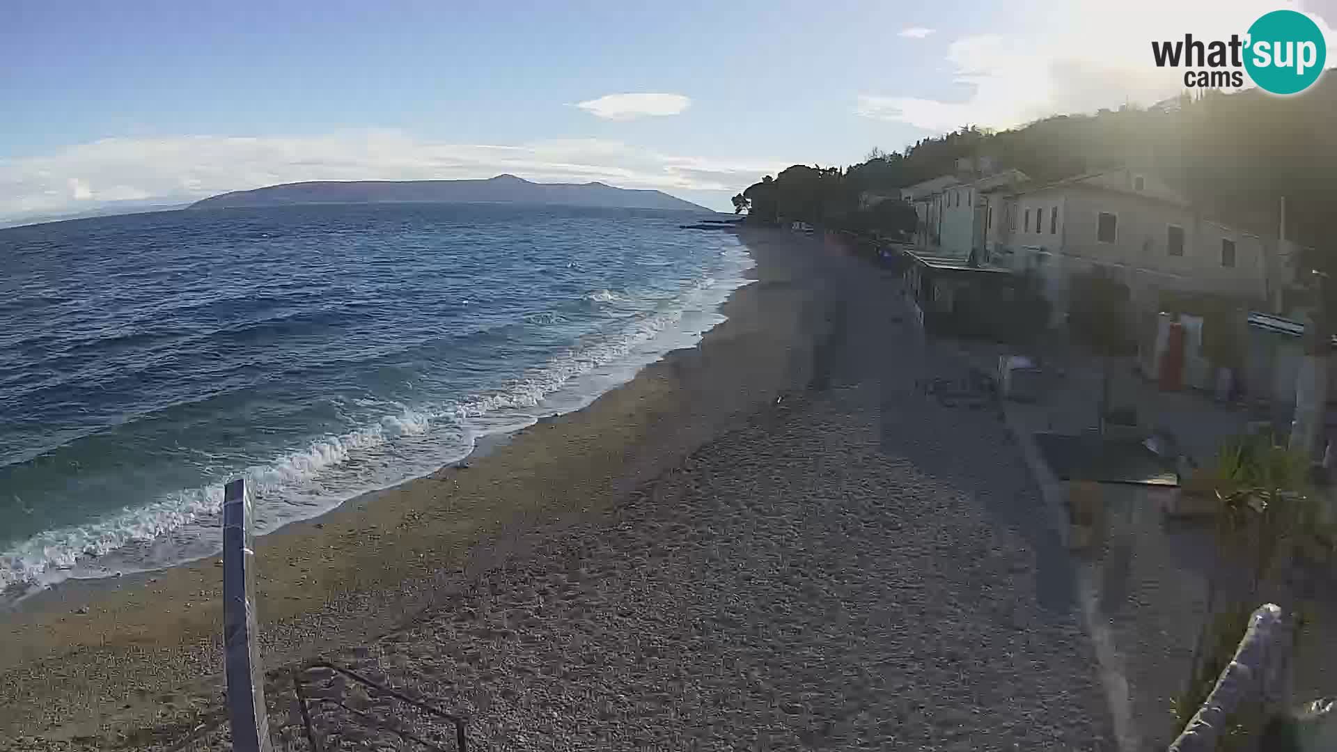 Mošćenička Draga webcam beach