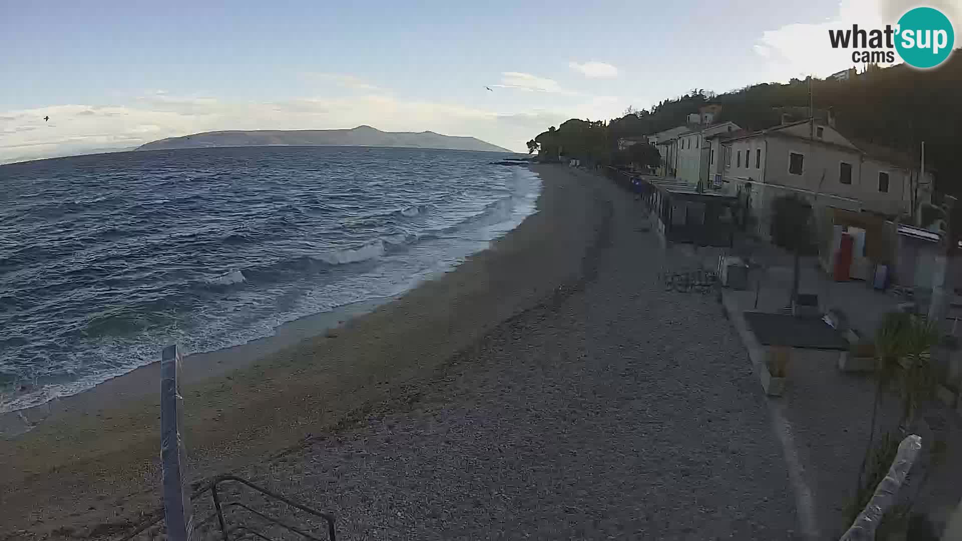 Mošćenička Draga webcam beach