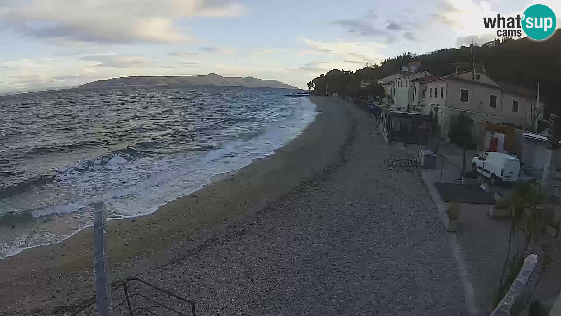 Mošćenička Draga webcam beach