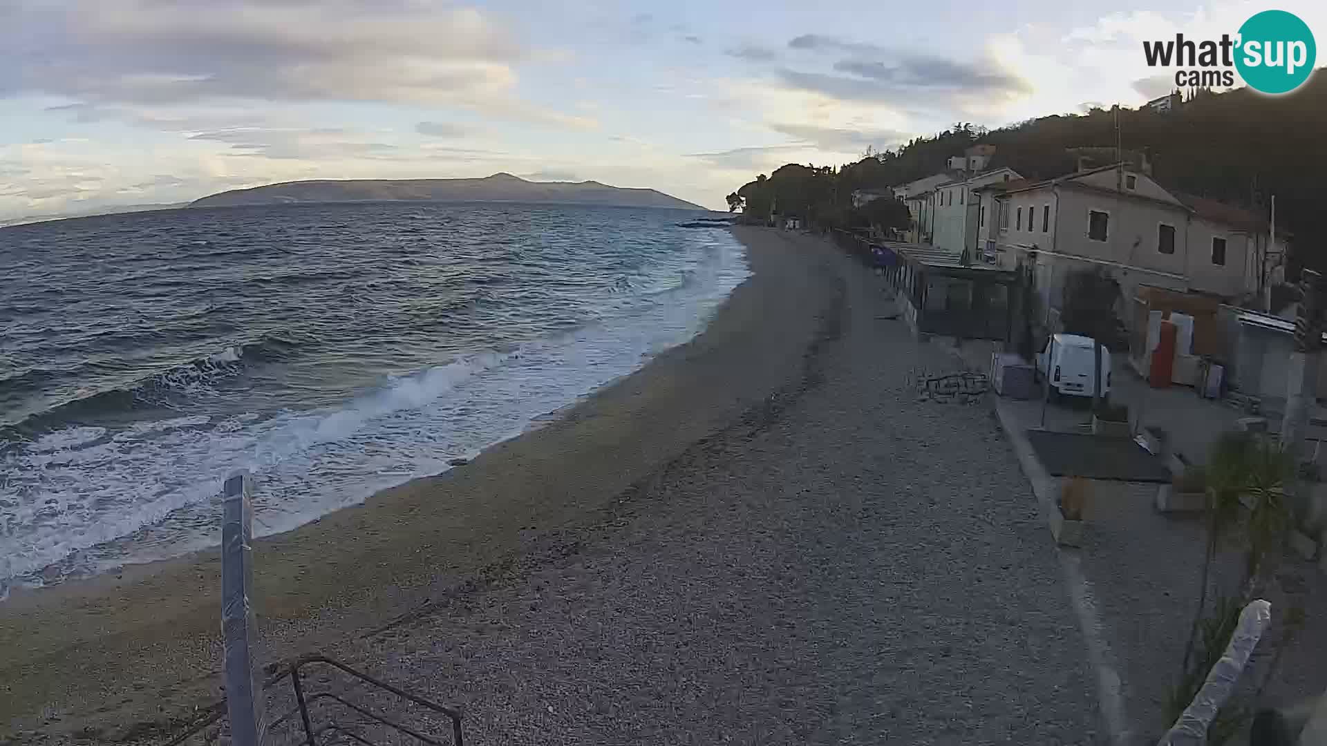 Mošćenička Draga webcam beach