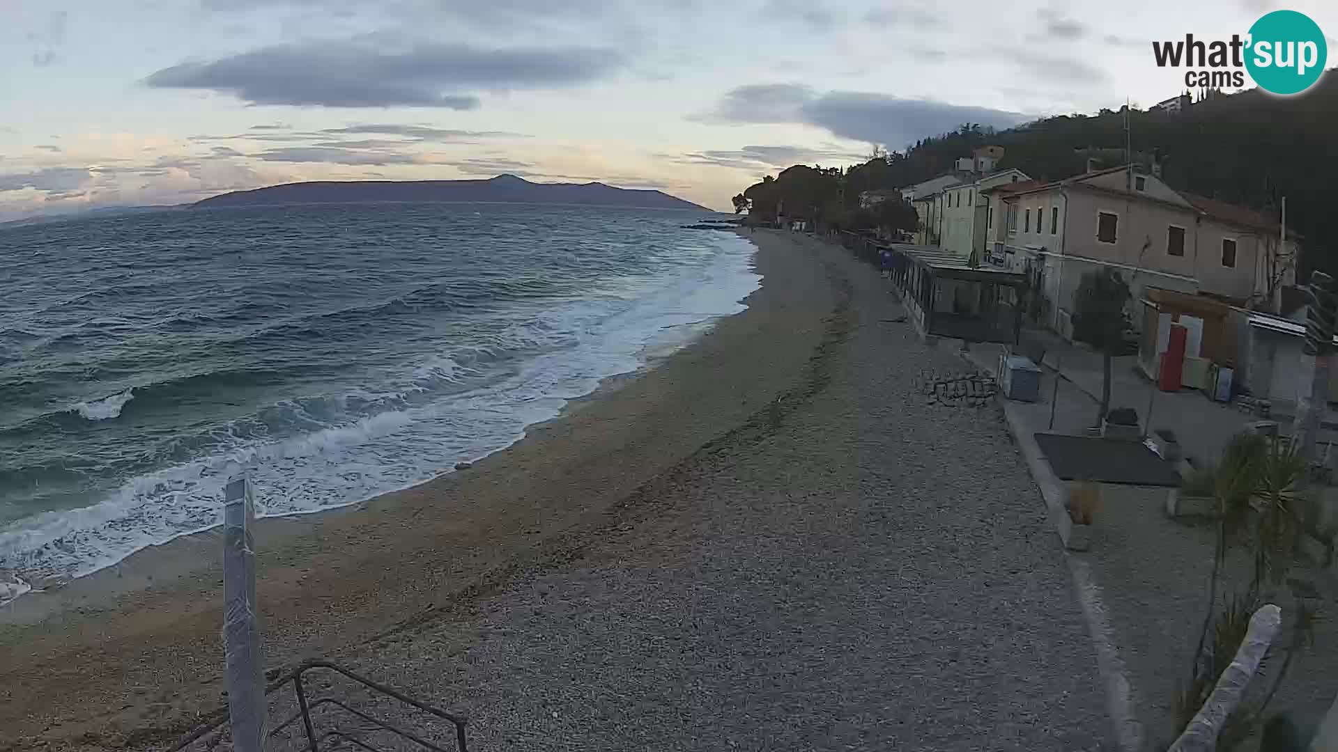 Mošćenička Draga webcam beach