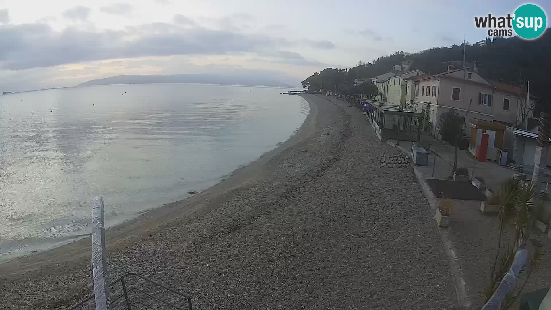 Mošćenička Draga webcam beach