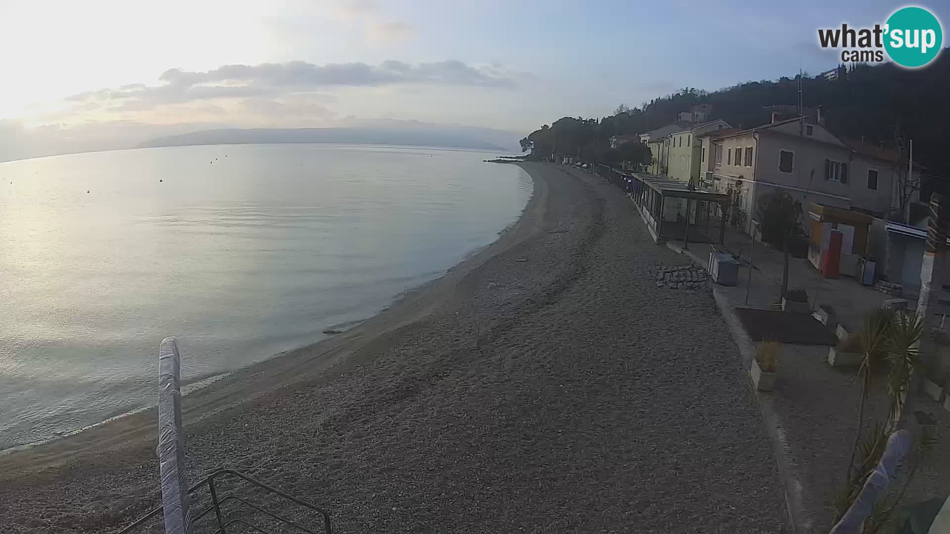 Livecam Draga di Moschiena – spiaggia