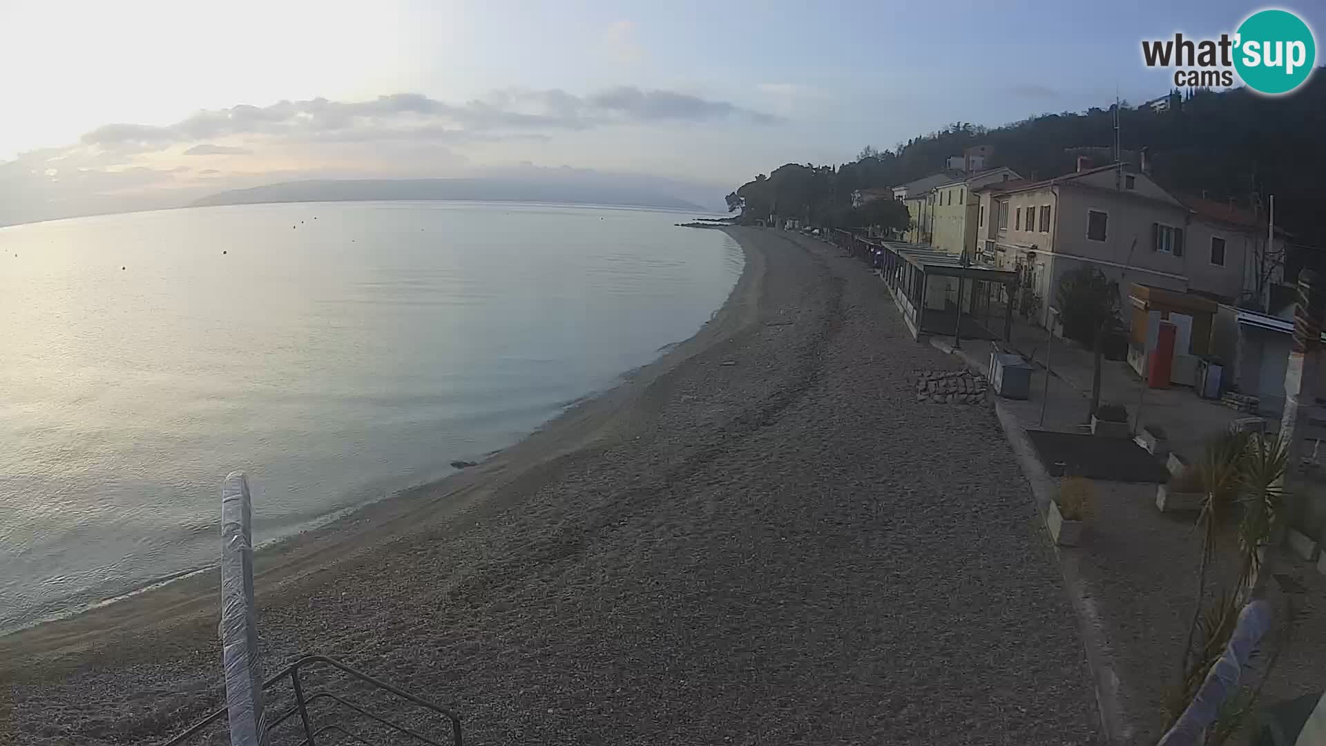 Mošćenička Draga webcam beach