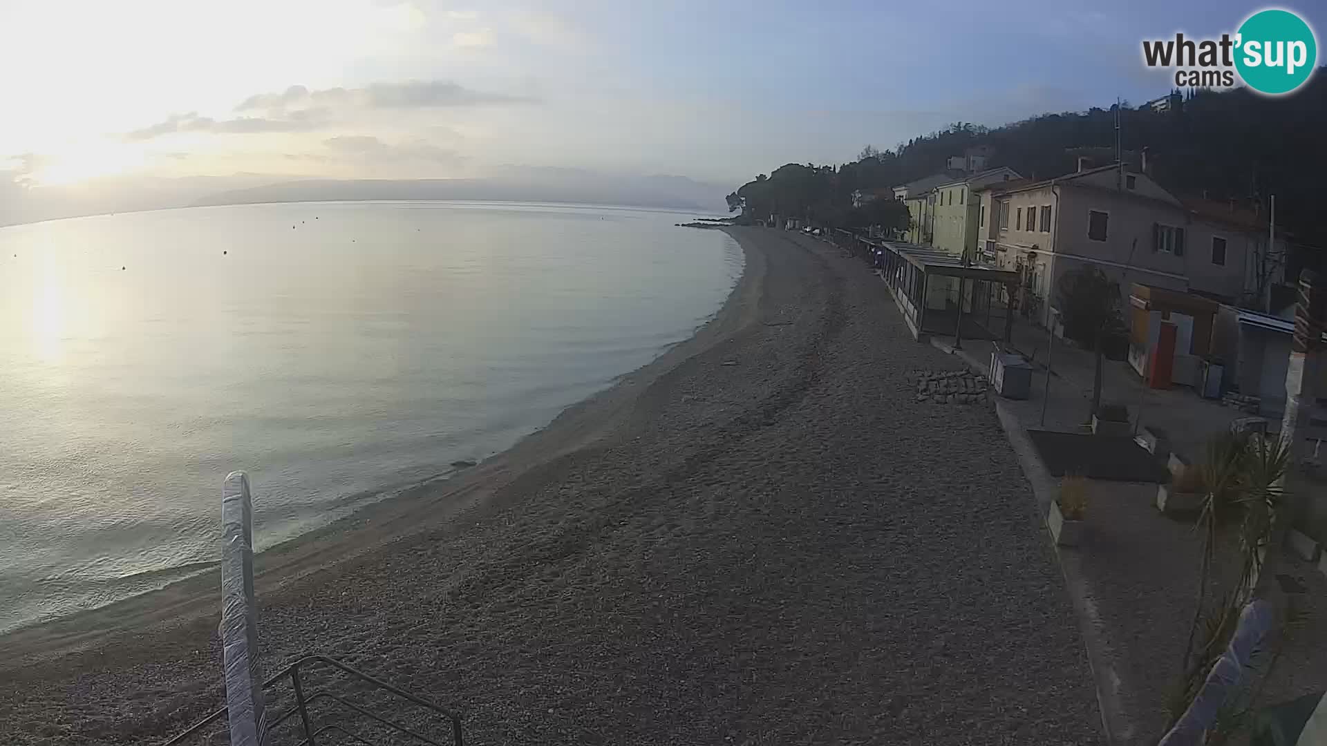 Livecam Draga di Moschiena – spiaggia