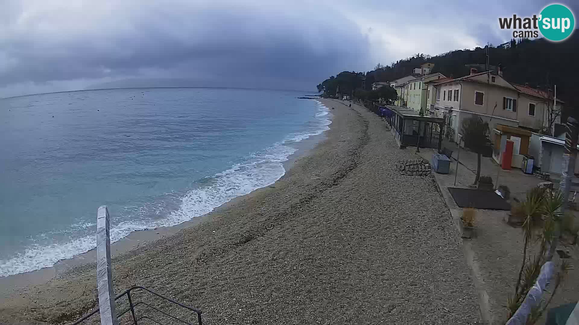 Livecam Draga di Moschiena – spiaggia