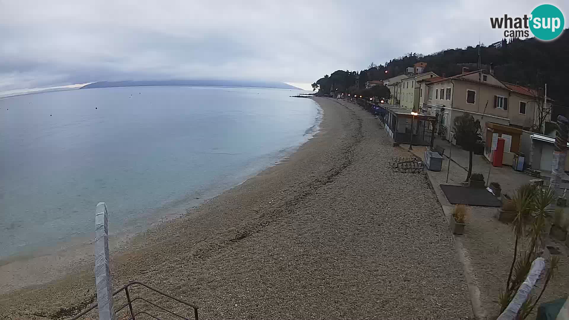 Livecam Draga di Moschiena – spiaggia