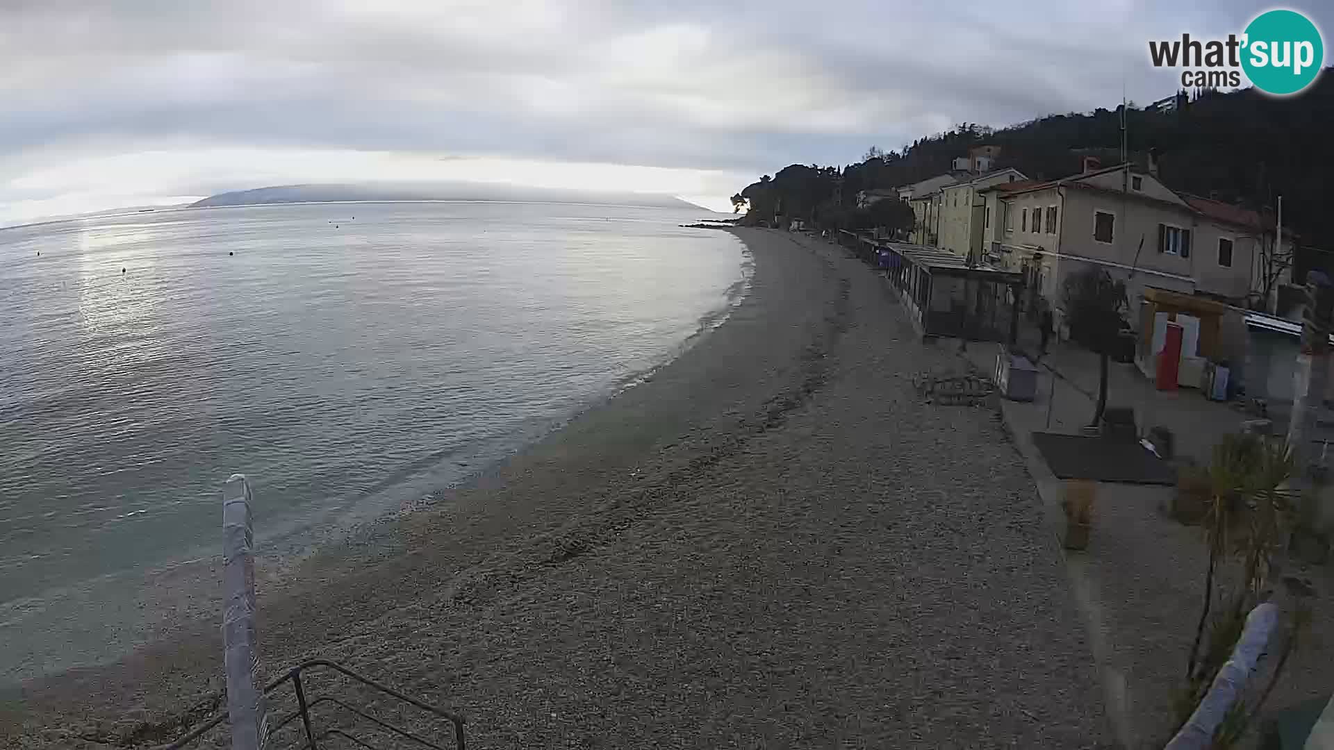 Mošćenička Draga webcam beach