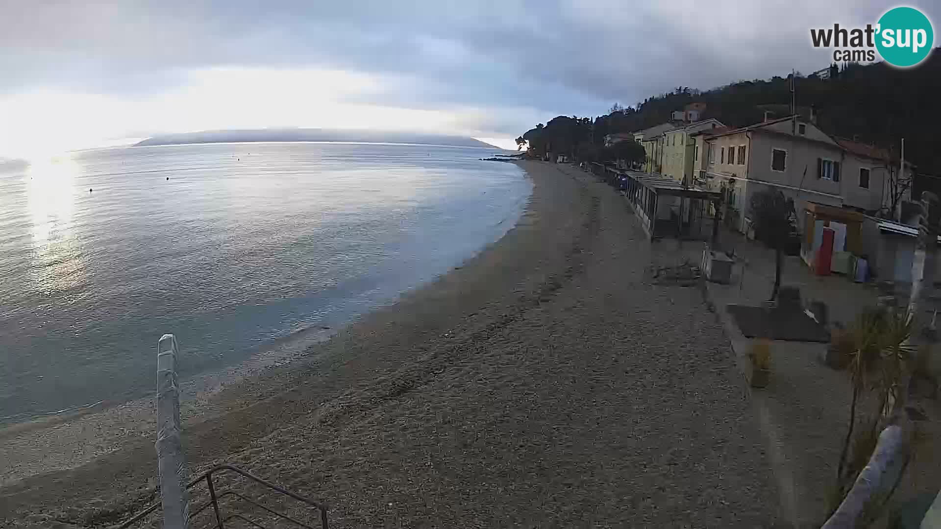 Mošćenička Draga webcam beach