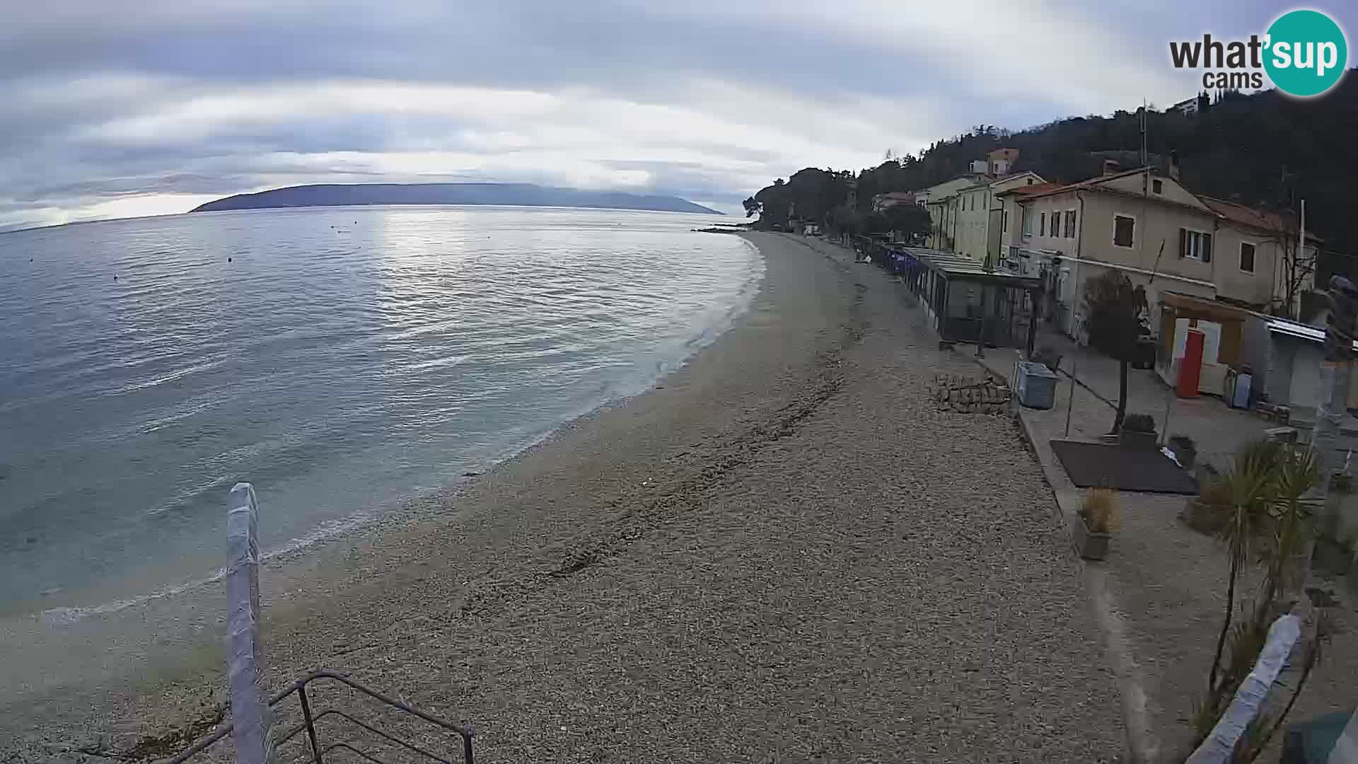 Mošćenička Draga webcam beach