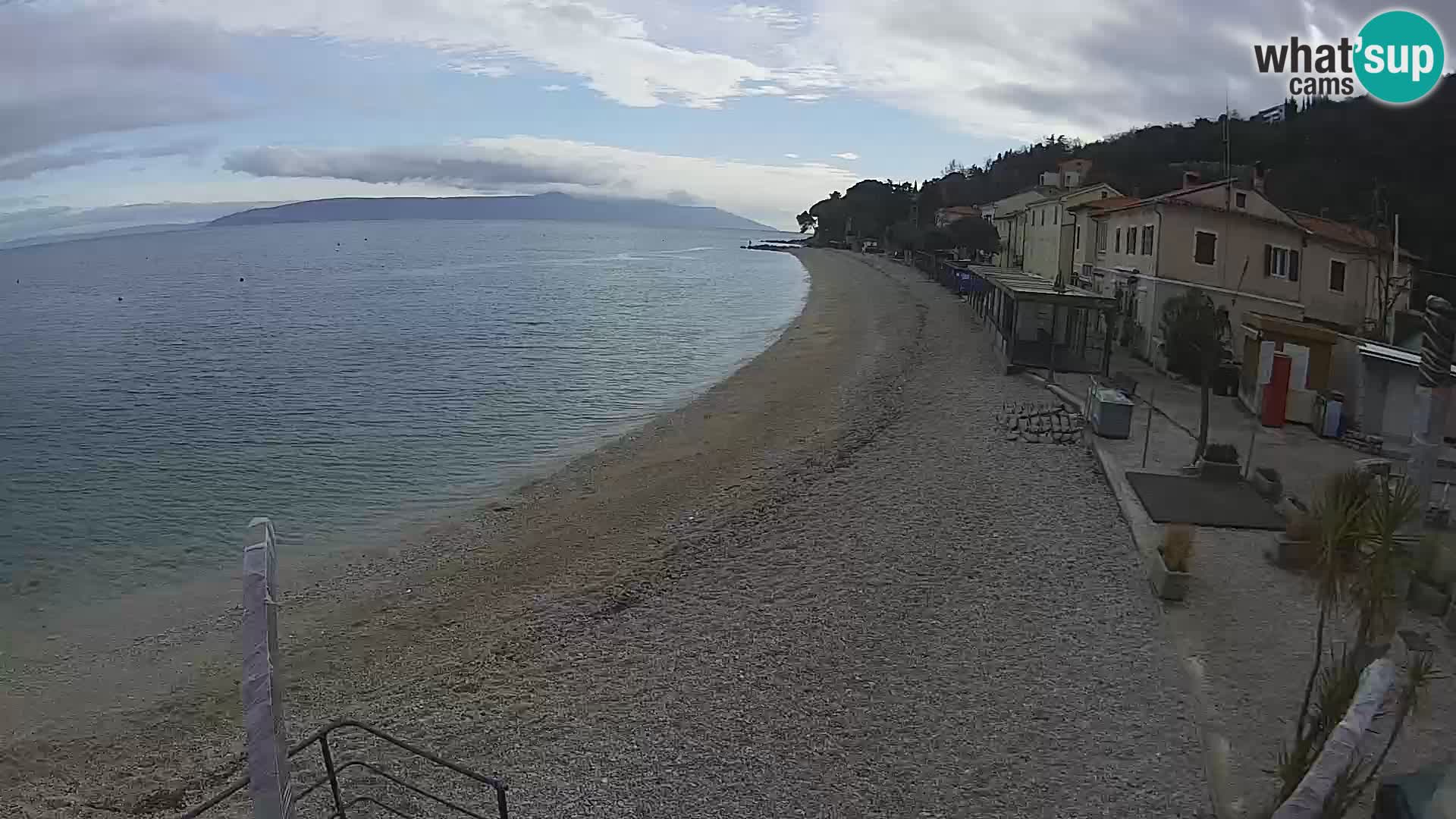 Livecam Draga di Moschiena – spiaggia