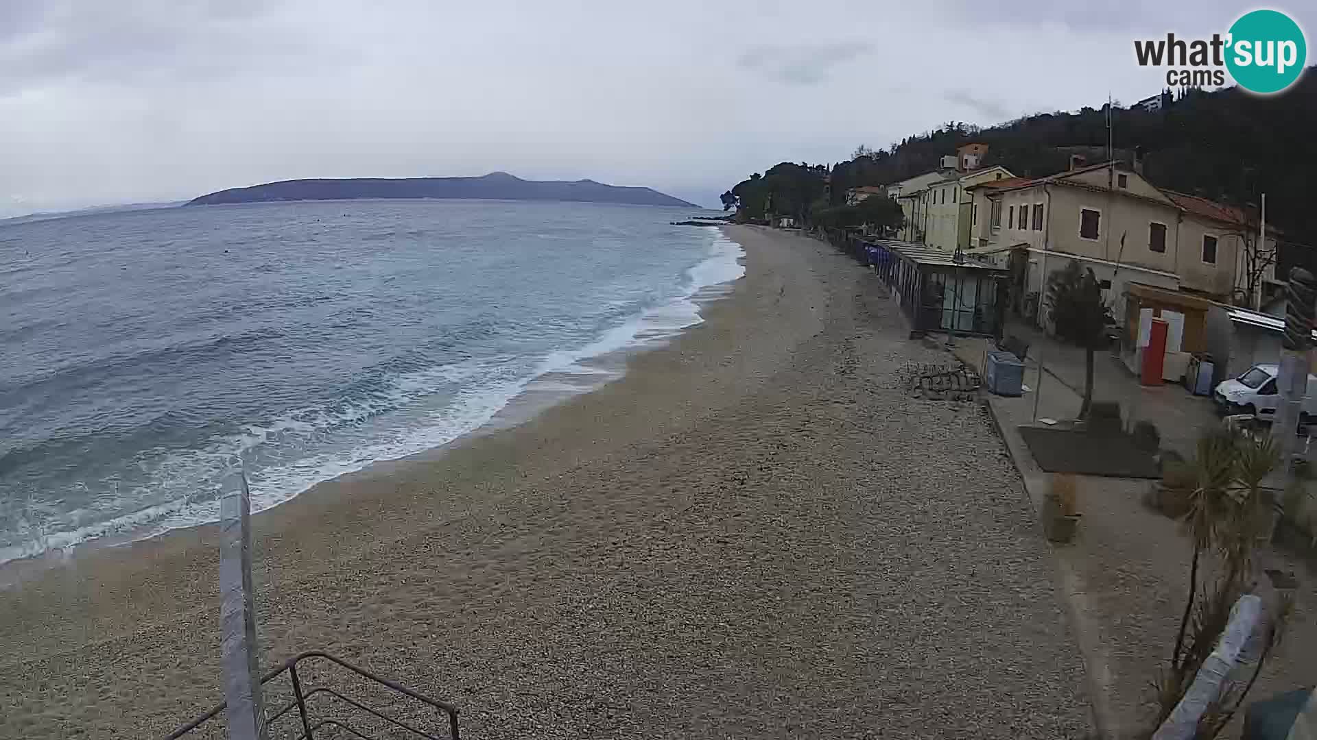 Webcam Mošćenička Draga – Strand