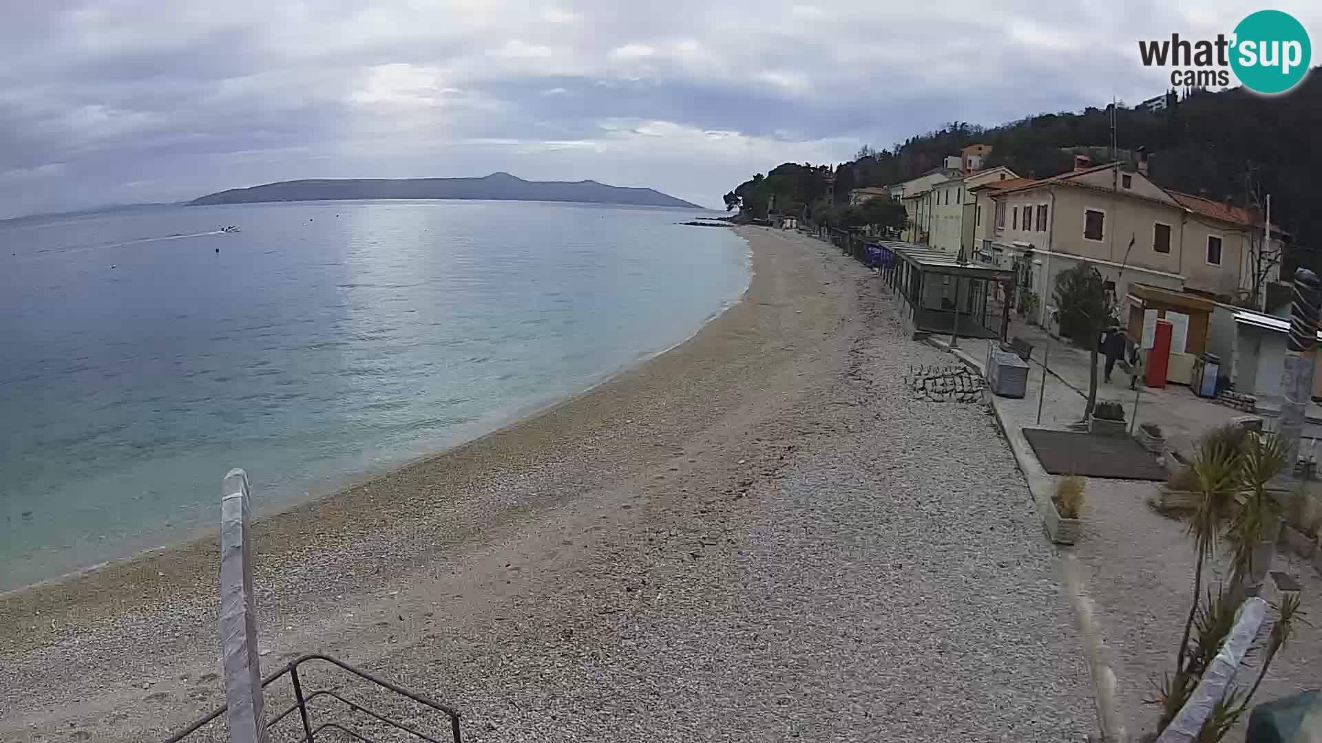 Mošćenička Draga webcam beach