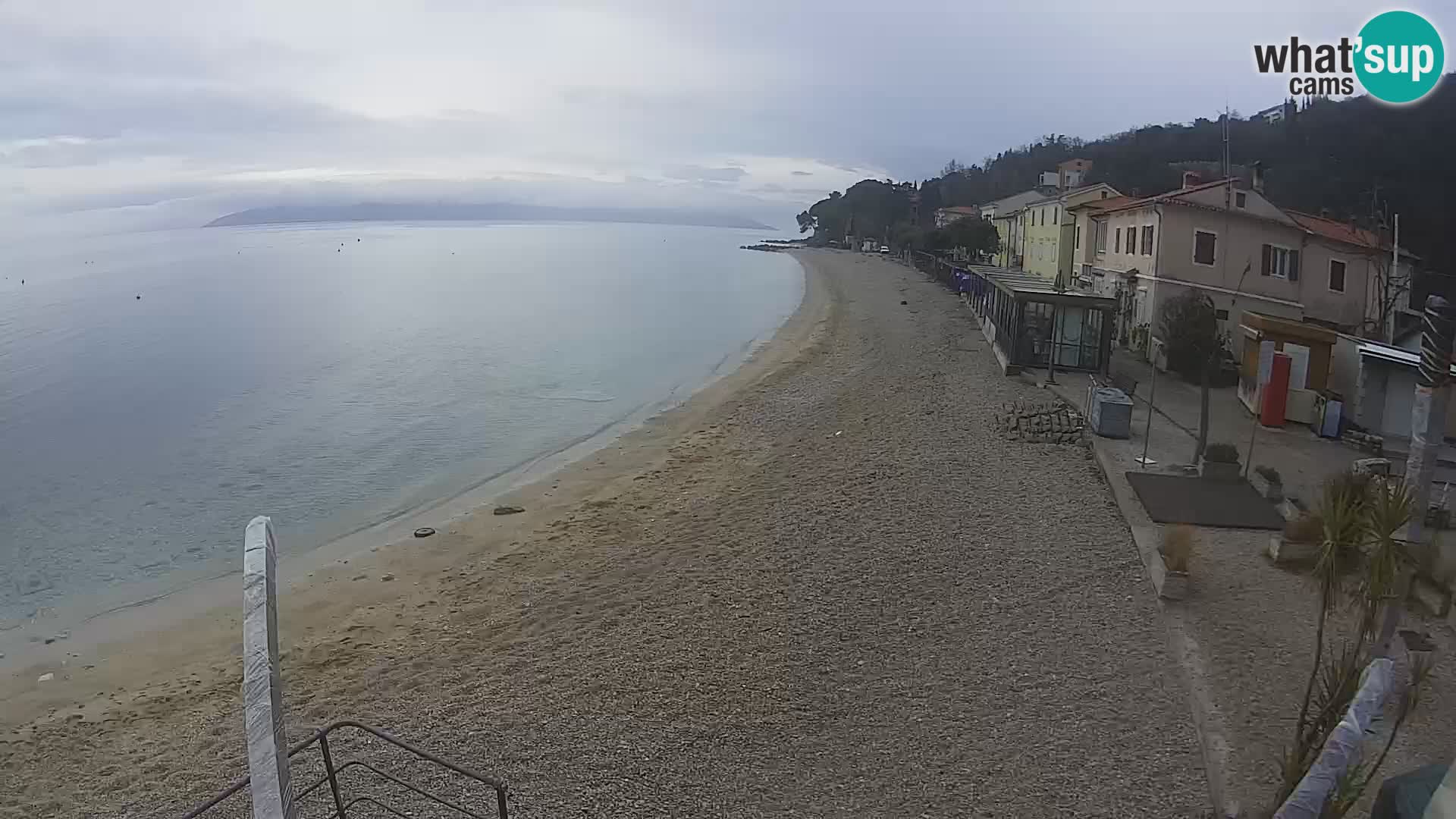 Mošćenička Draga webcam beach