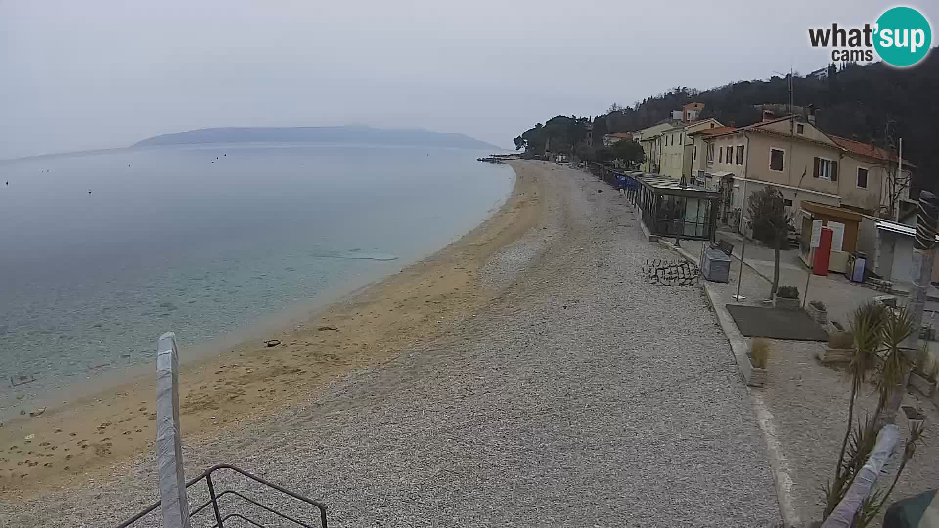 Livecam Draga di Moschiena – spiaggia