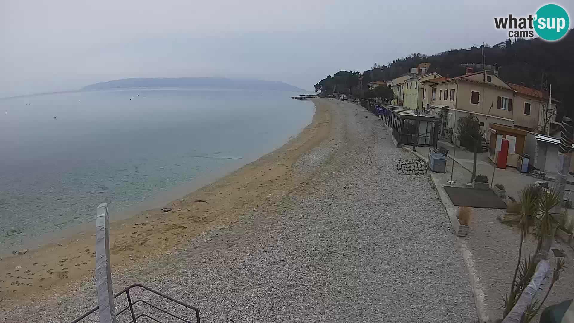 Webcam Mošćenička Draga – Strand