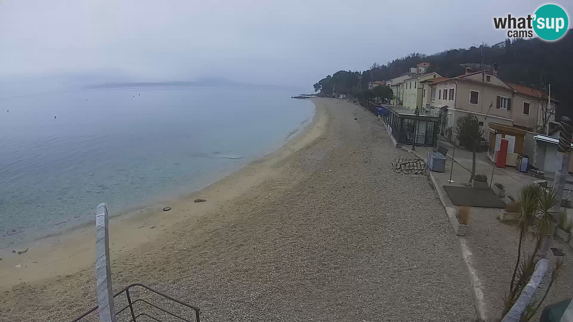 Livecam Draga di Moschiena – spiaggia