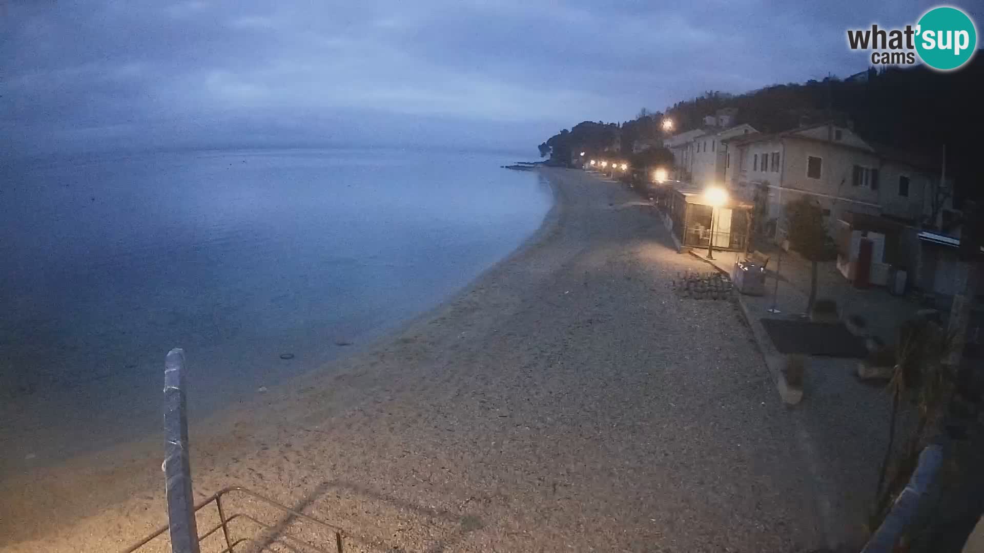 Mošćenička Draga webcam beach