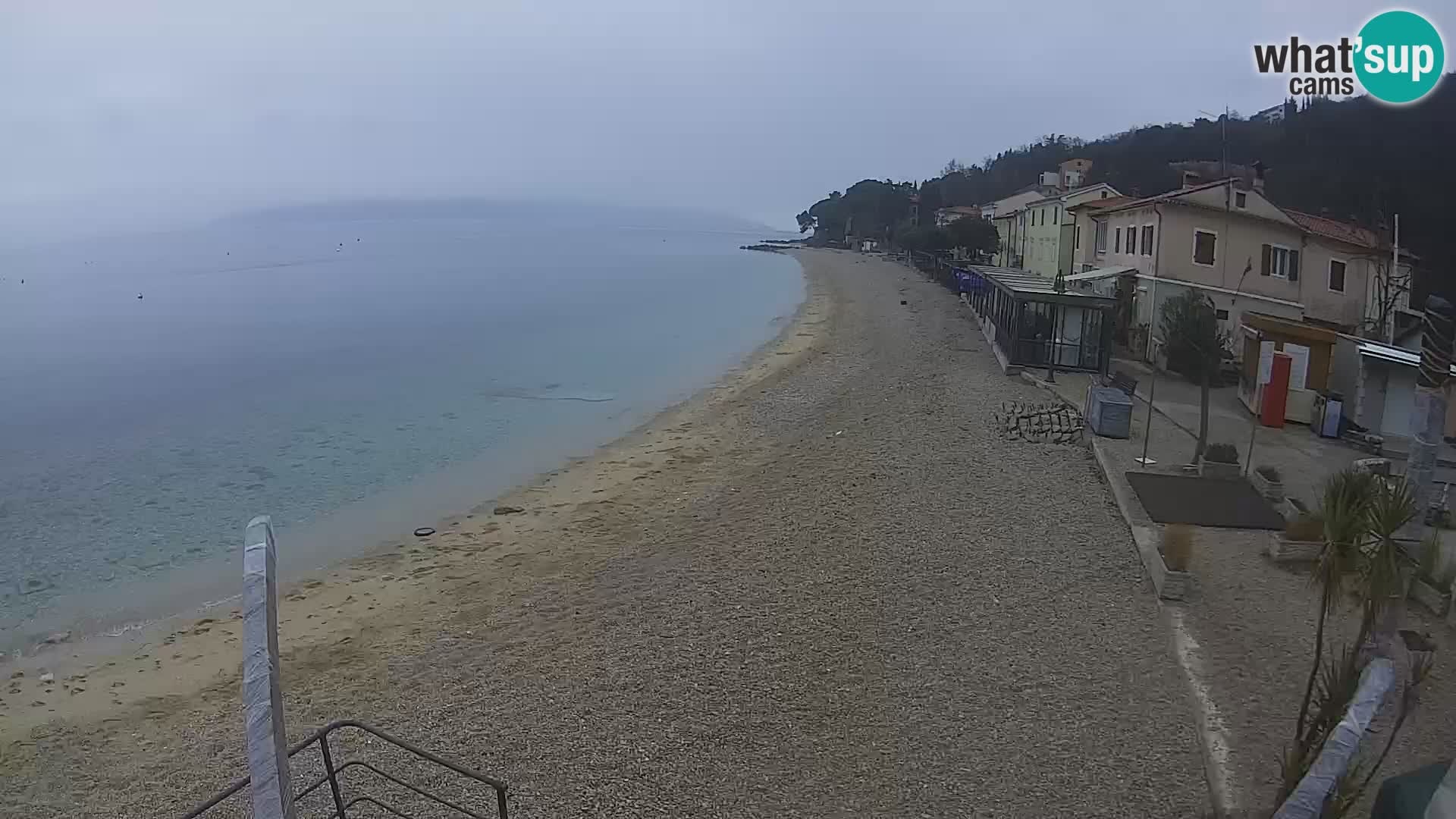 Mošćenička Draga webcam beach