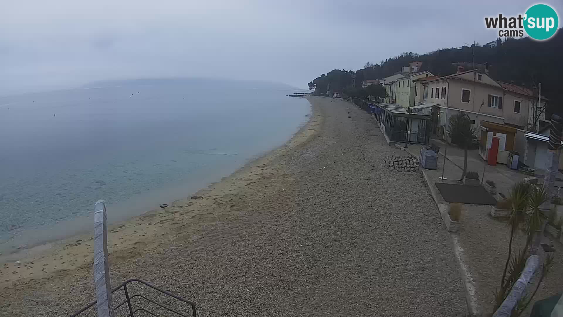 Mošćenička Draga webcam beach