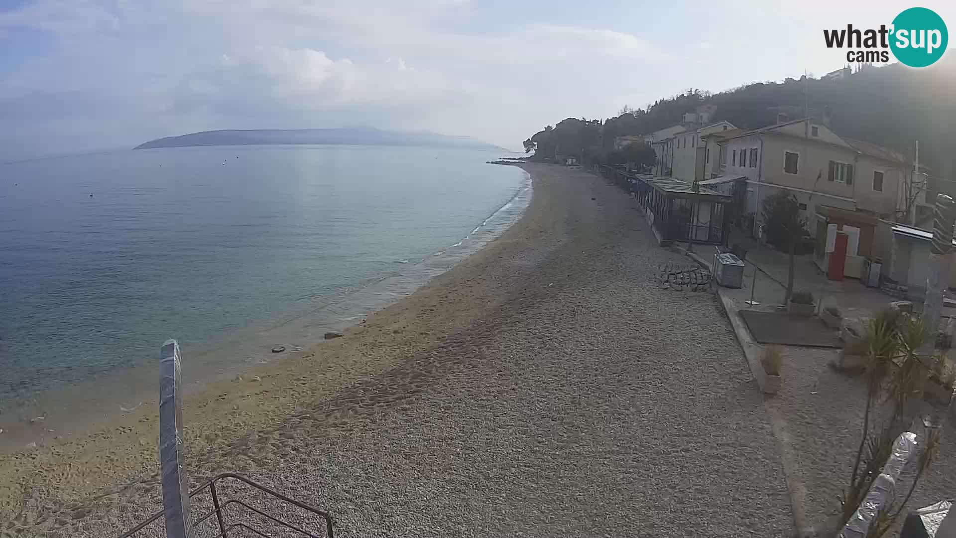 Mošćenička Draga webcam beach