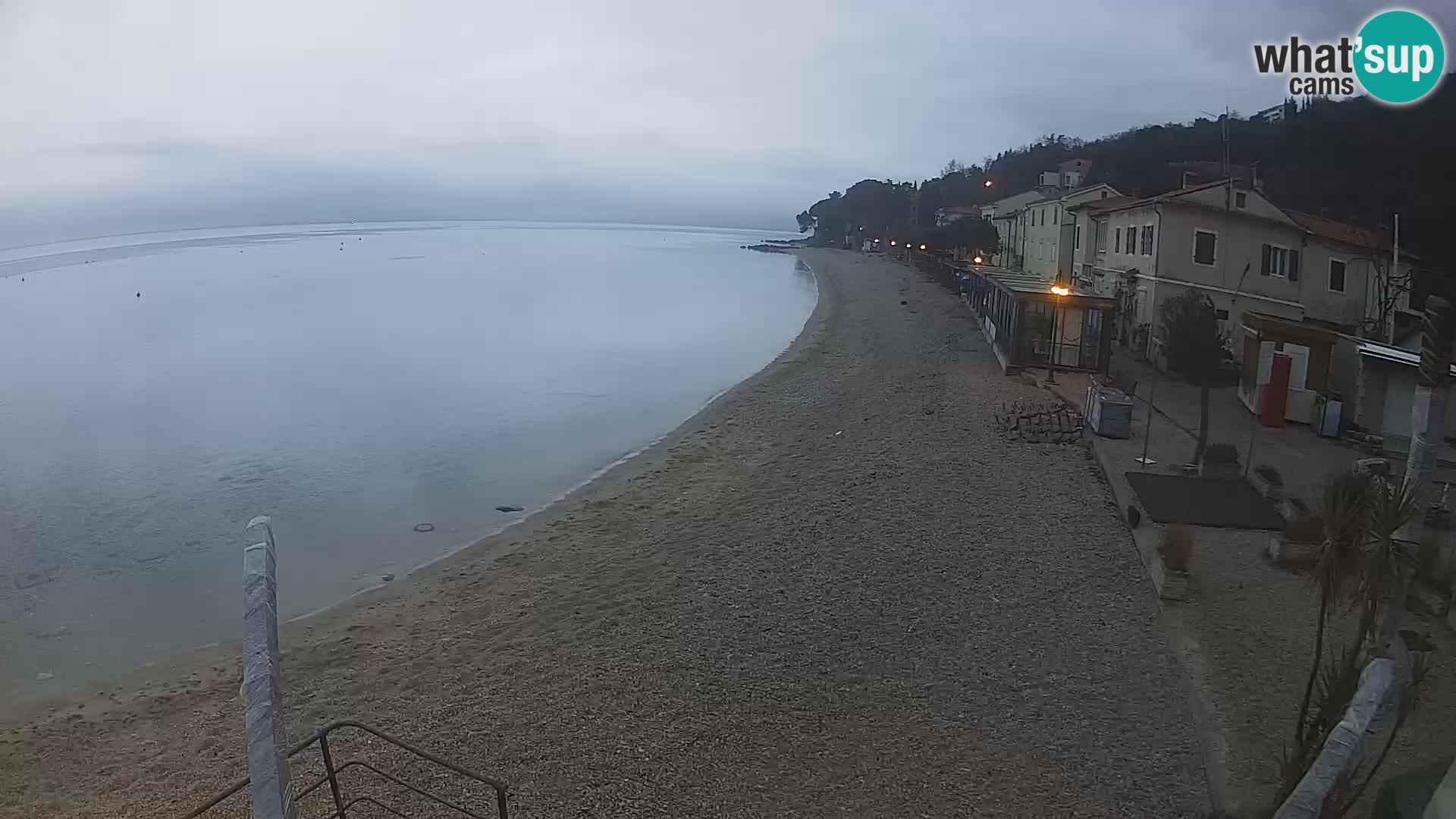 Webcam Mošćenička Draga – Strand