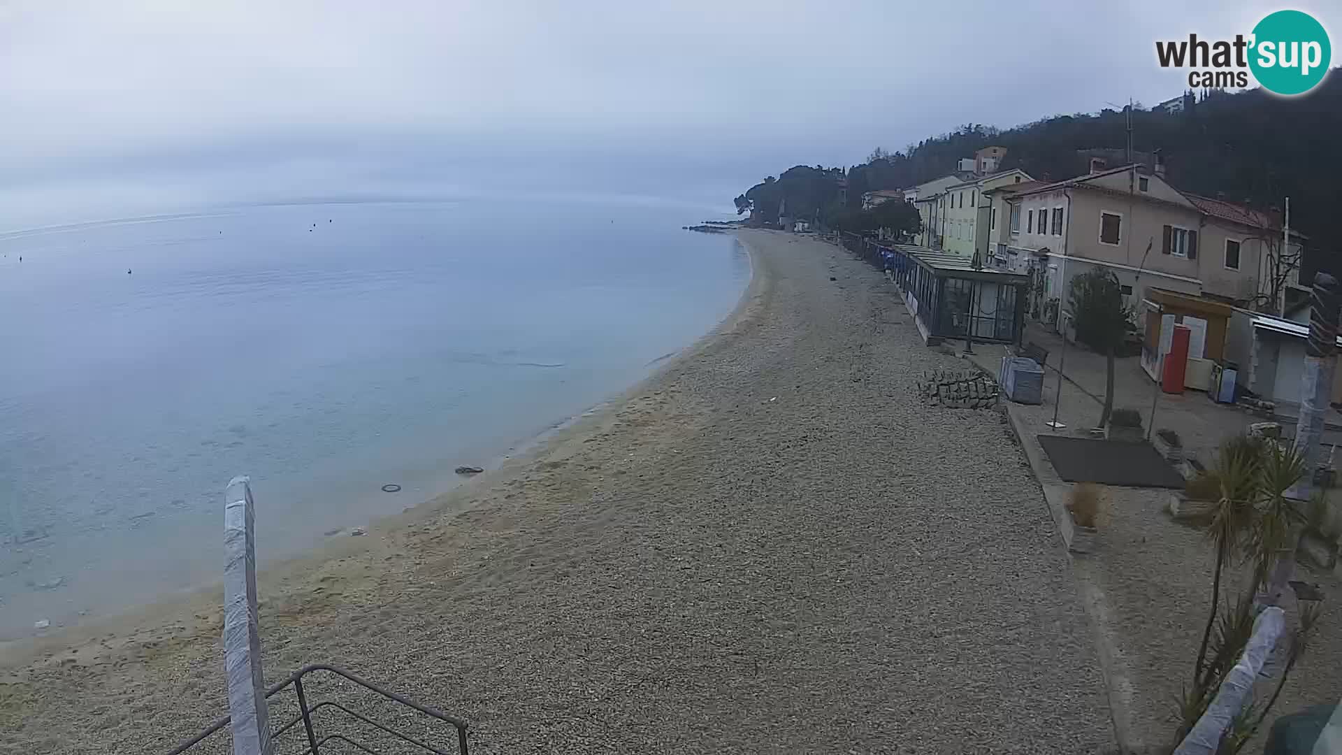 Mošćenička Draga webcam beach