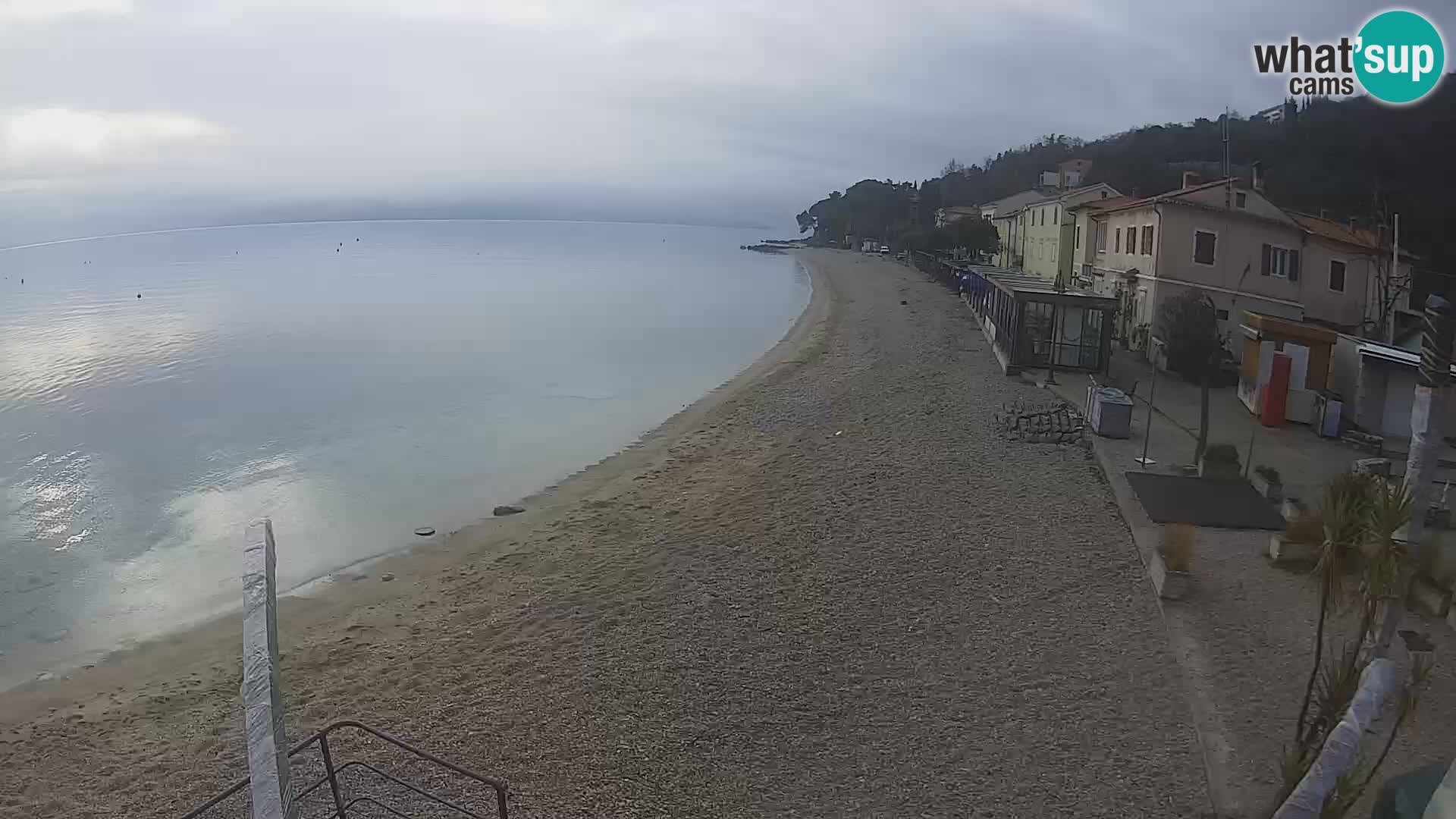 Mošćenička Draga webcam beach