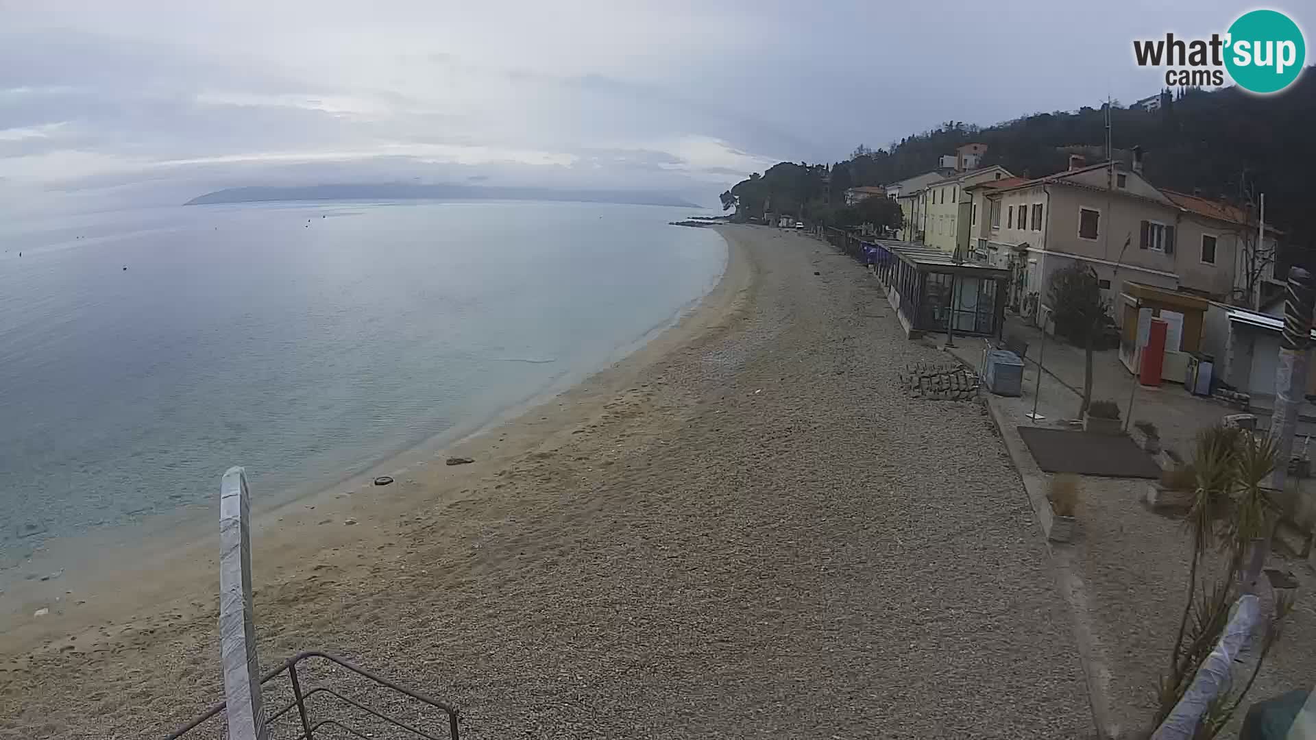 Webcam Mošćenička Draga – Strand