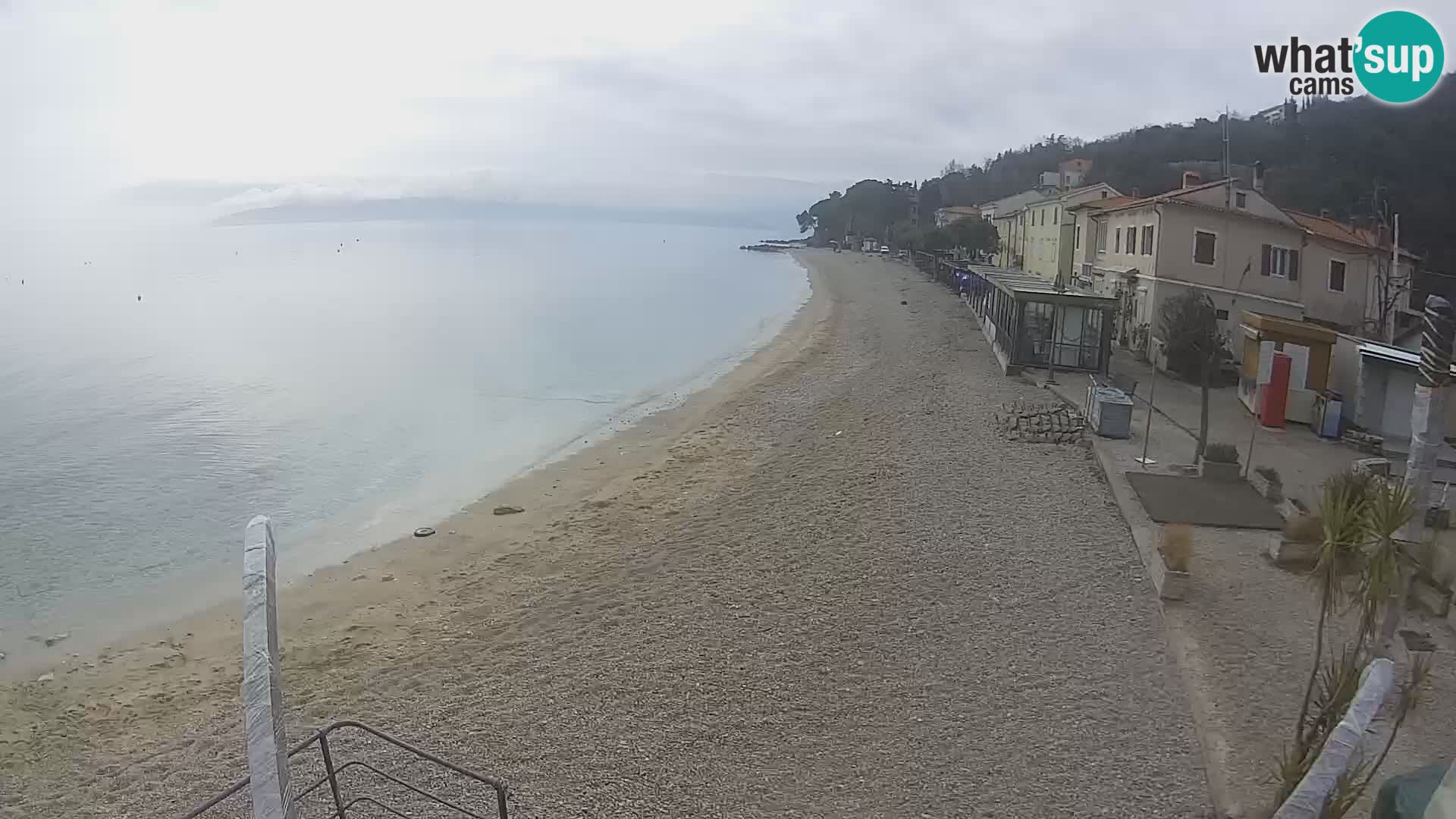 Webcam Mošćenička Draga – Strand