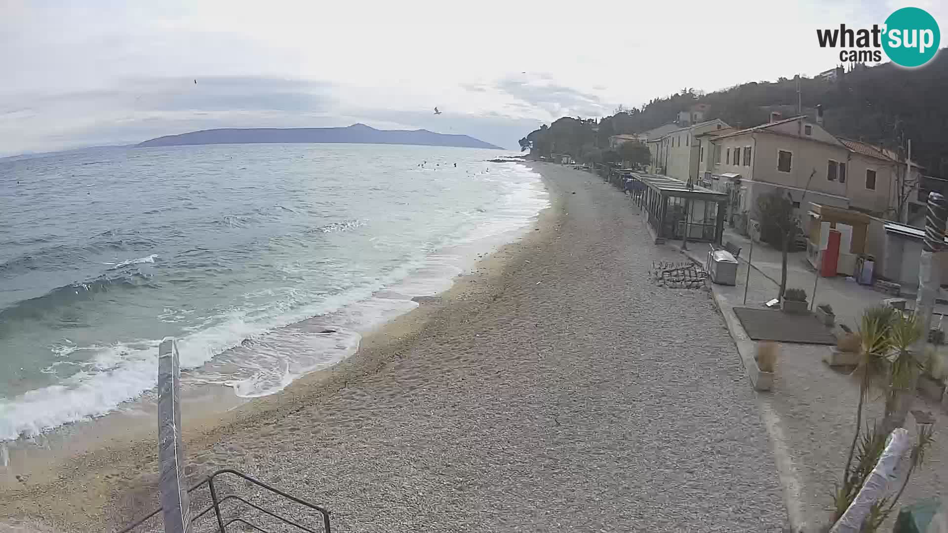 Web kamera Mošćenička Draga – plaža