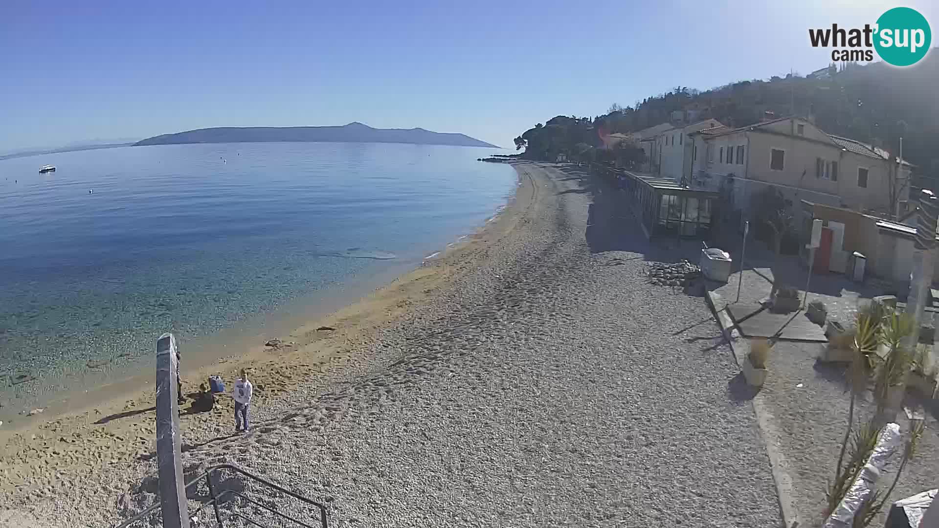 Web kamera Mošćenička Draga – plaža