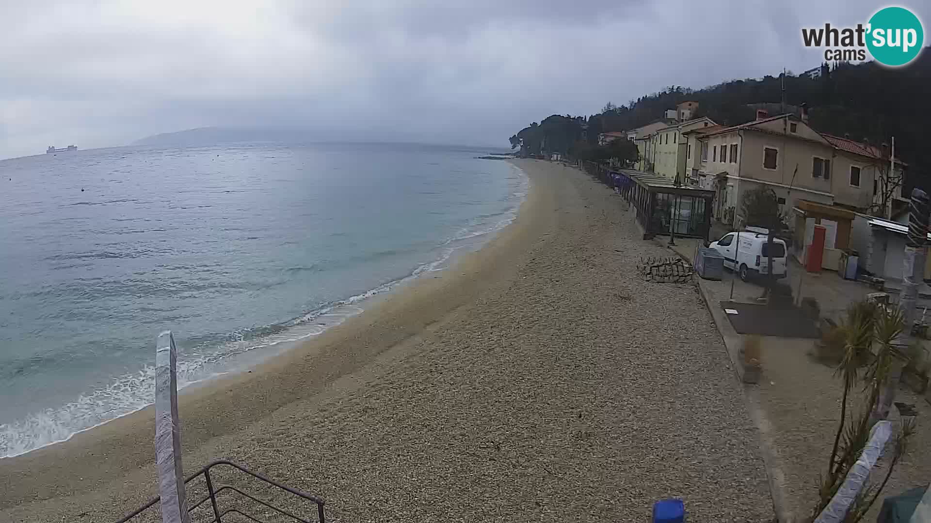 Mošćenička Draga webcam beach