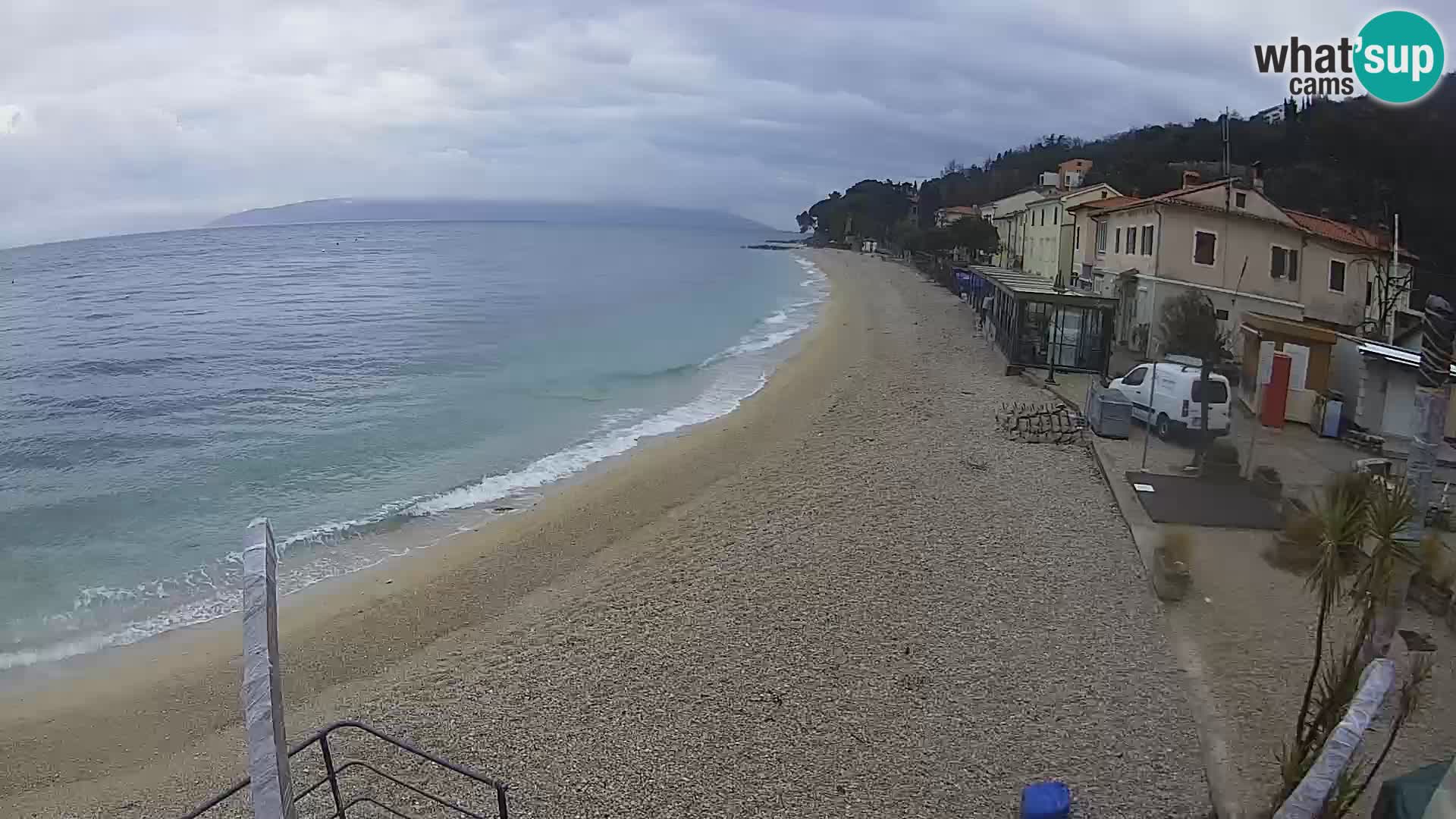 Livecam Draga di Moschiena – spiaggia