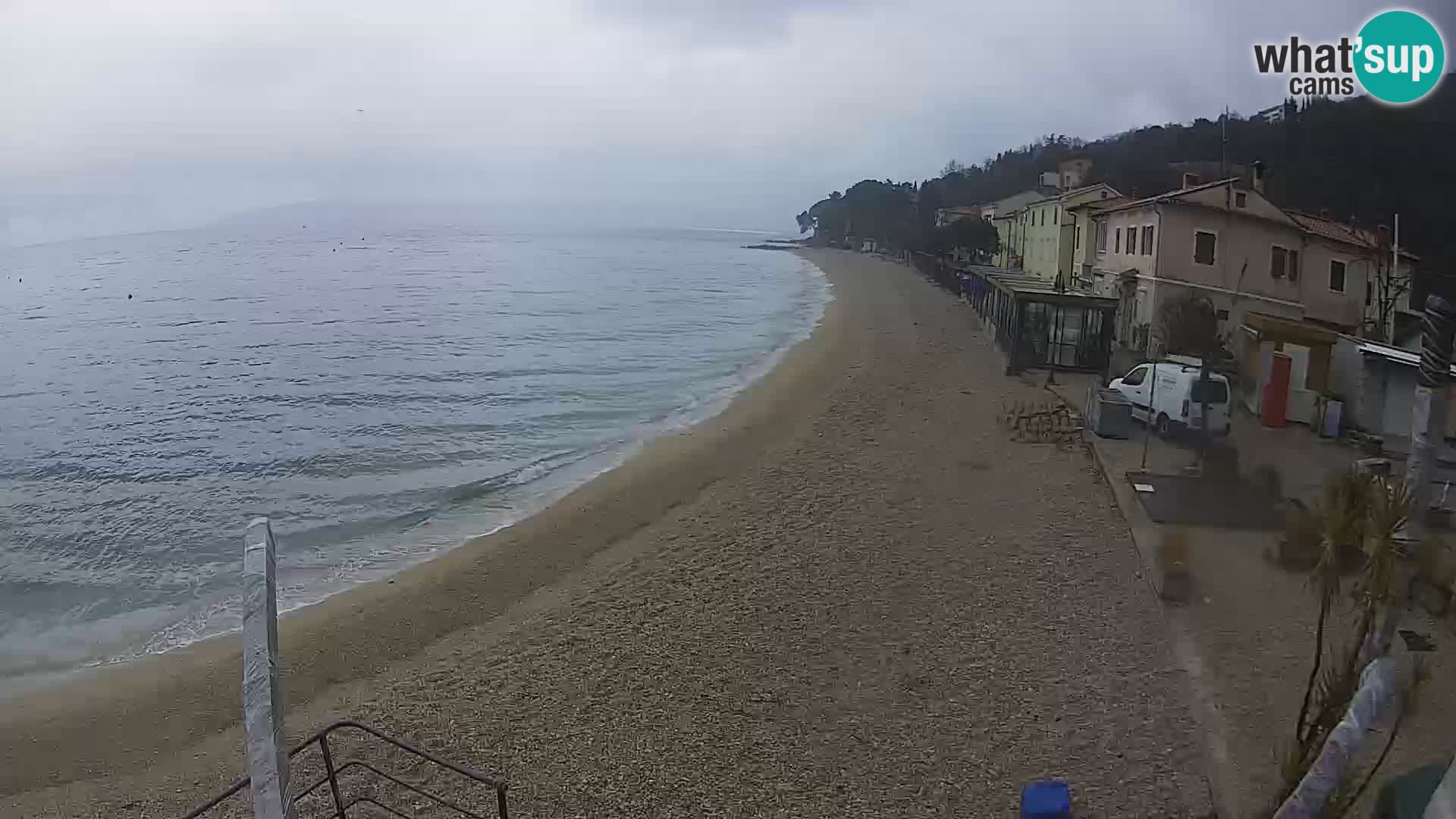 Mošćenička Draga webcam beach