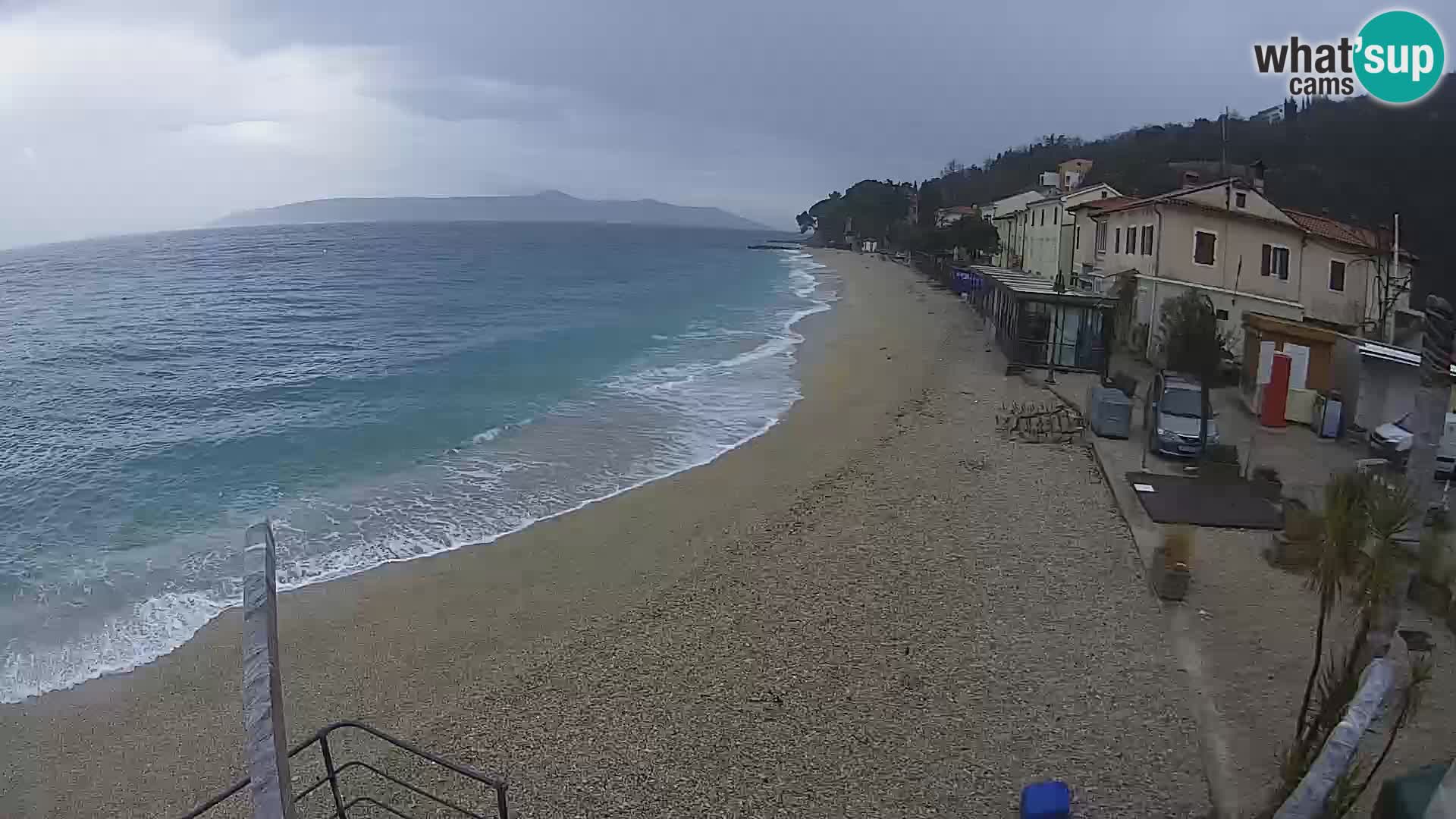 Webcam Mošćenička Draga – Strand