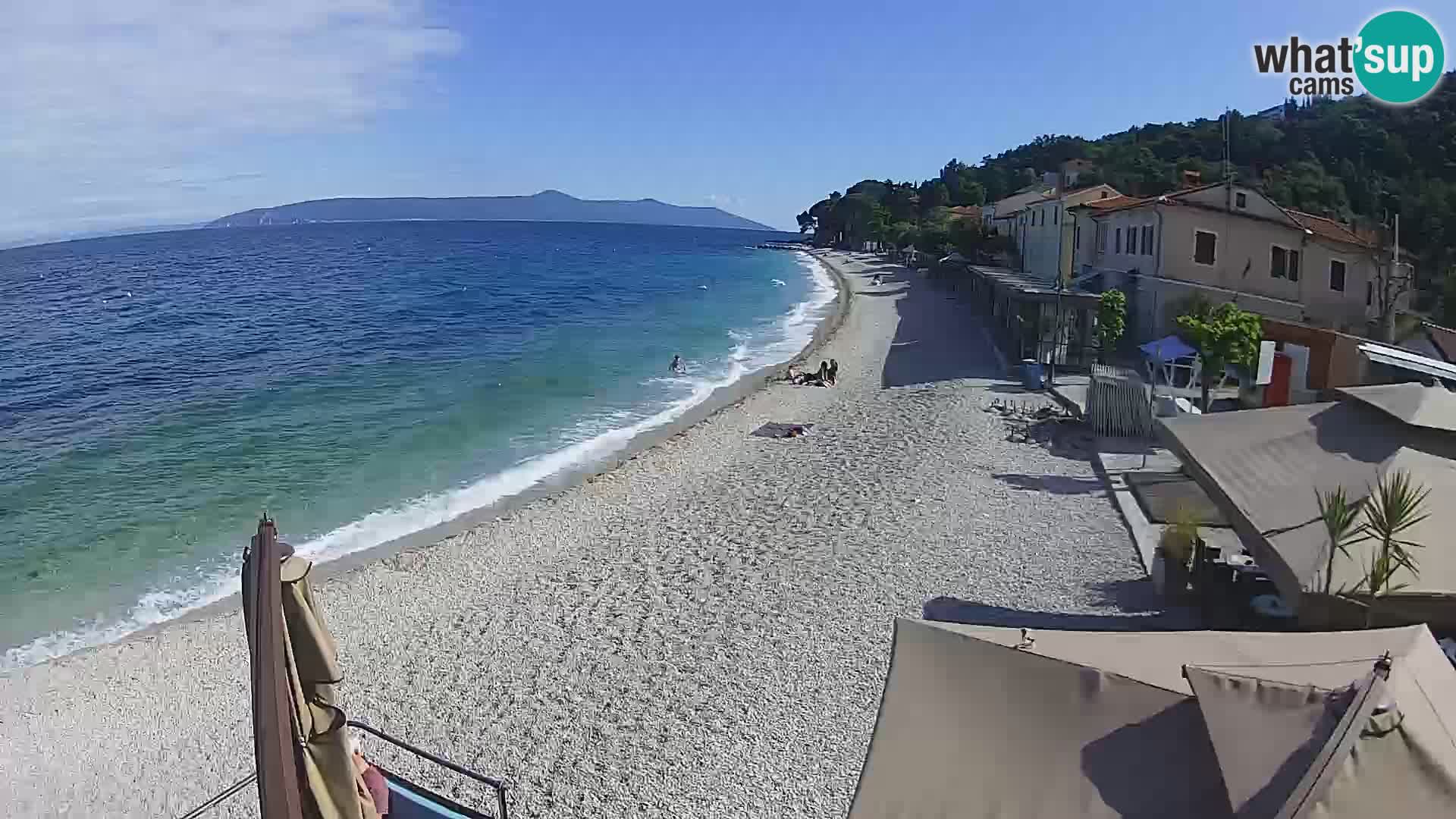 Livecam Draga di Moschiena – spiaggia