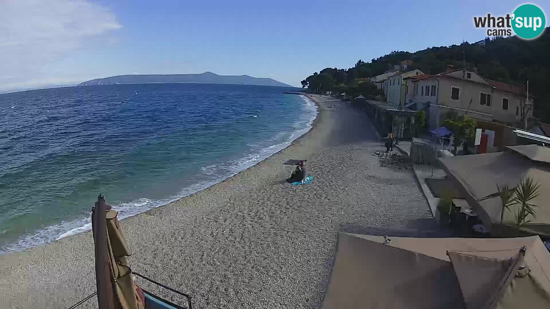 Livecam Draga di Moschiena – spiaggia