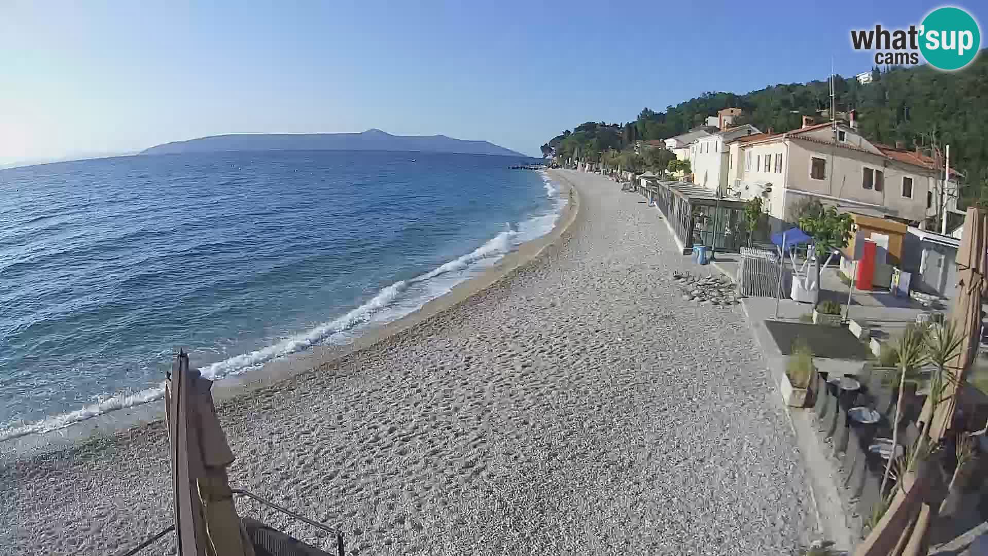 Web kamera Mošćenička Draga – plaža