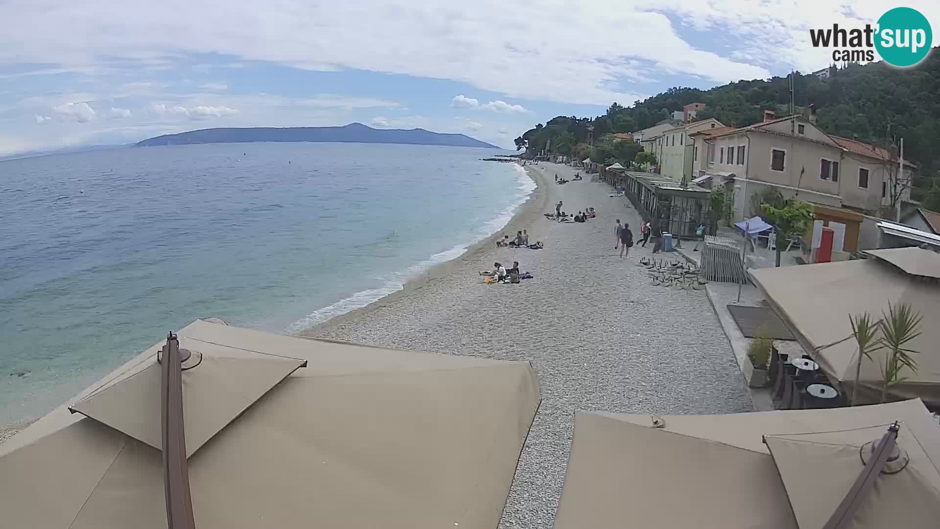 Web kamera Mošćenička Draga – plaža