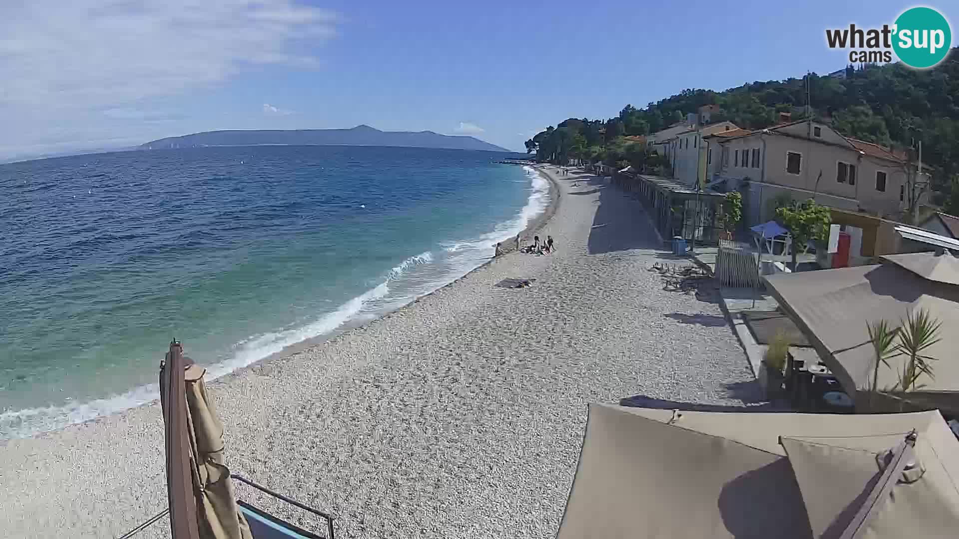 Livecam Draga di Moschiena – spiaggia