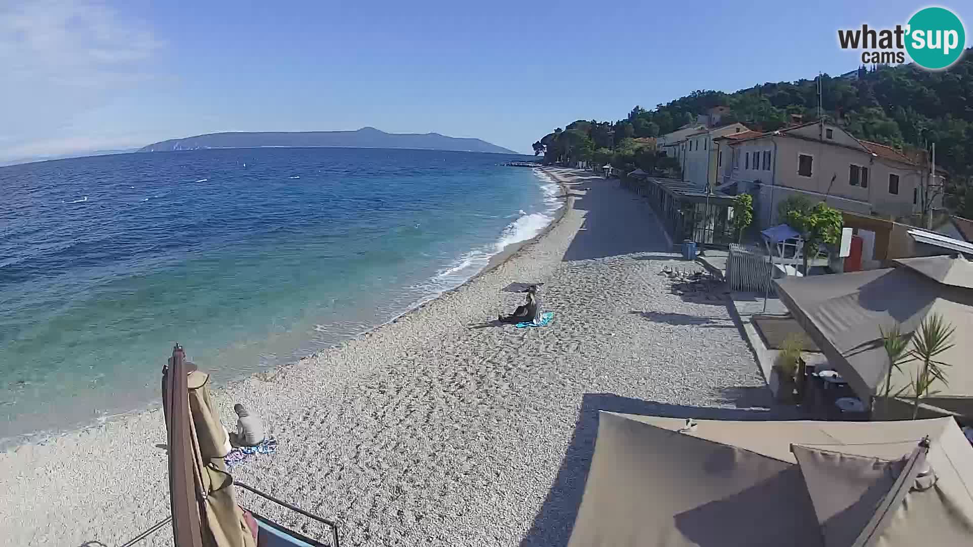 Livecam Draga di Moschiena – spiaggia