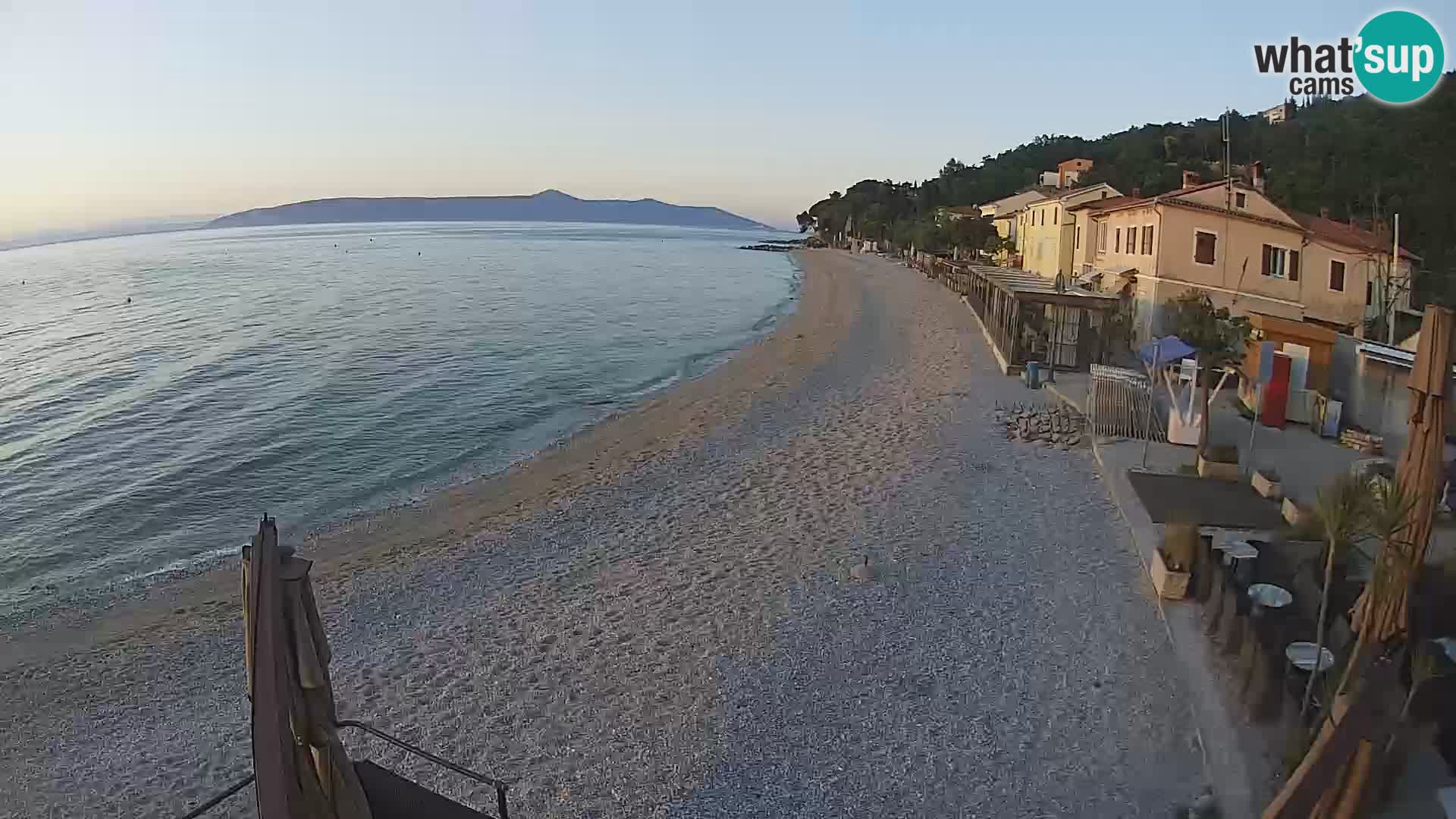 Mošćenička Draga webcam beach