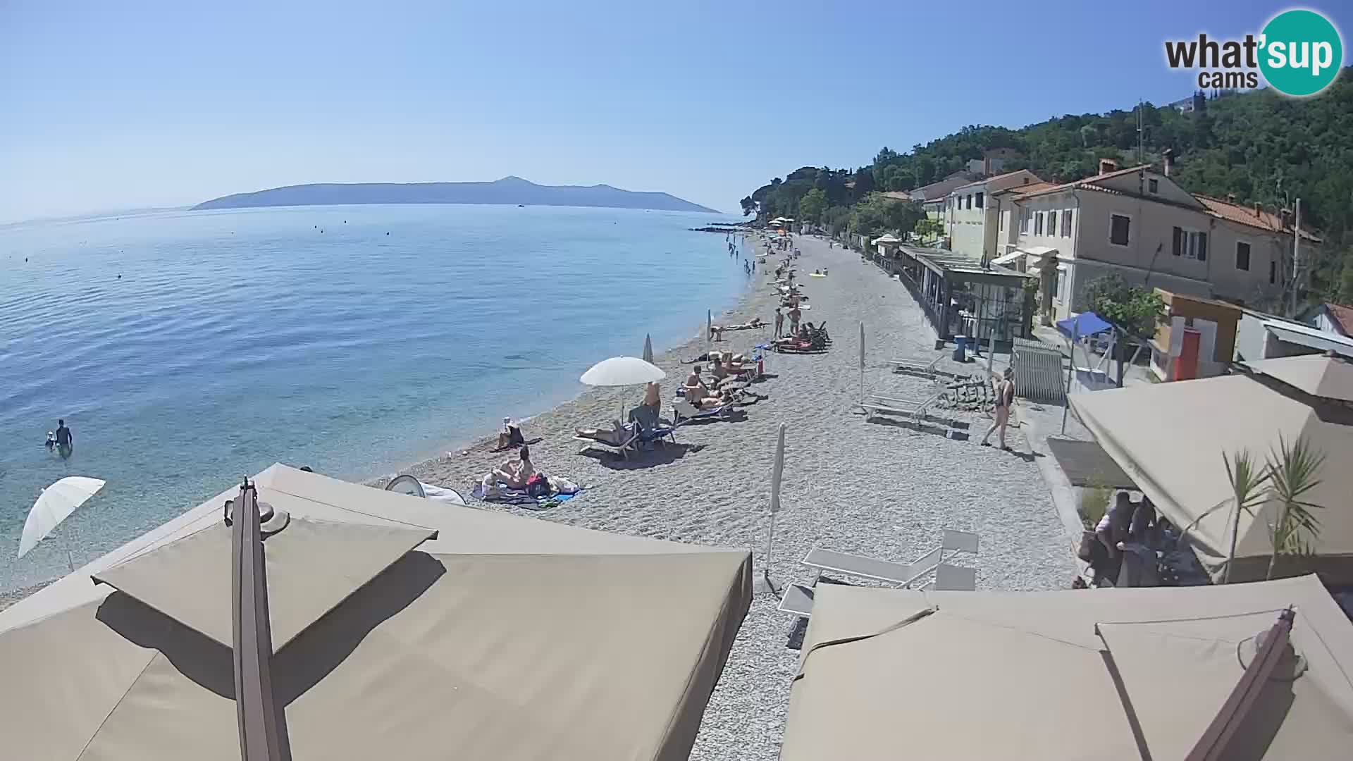 Kamera v živo Mošćenička Draga – plaža