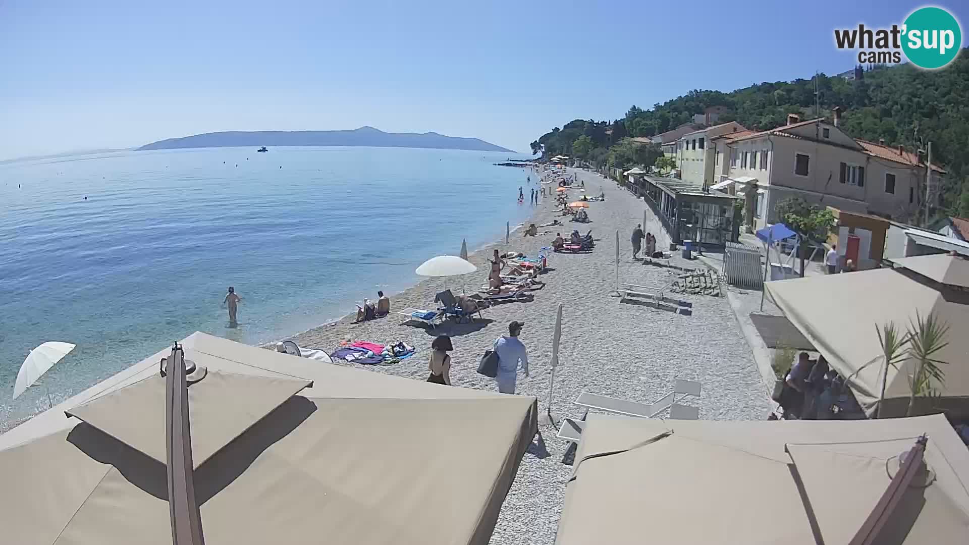Kamera v živo Mošćenička Draga – plaža