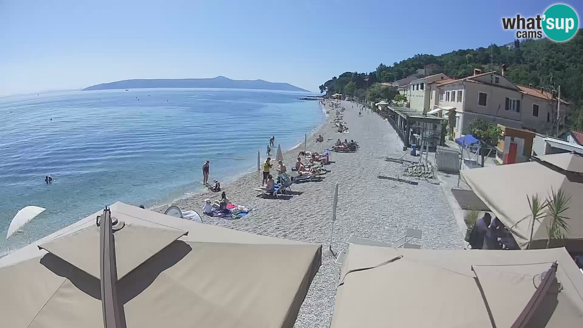 Live Cam Mošćenička Draga – plage