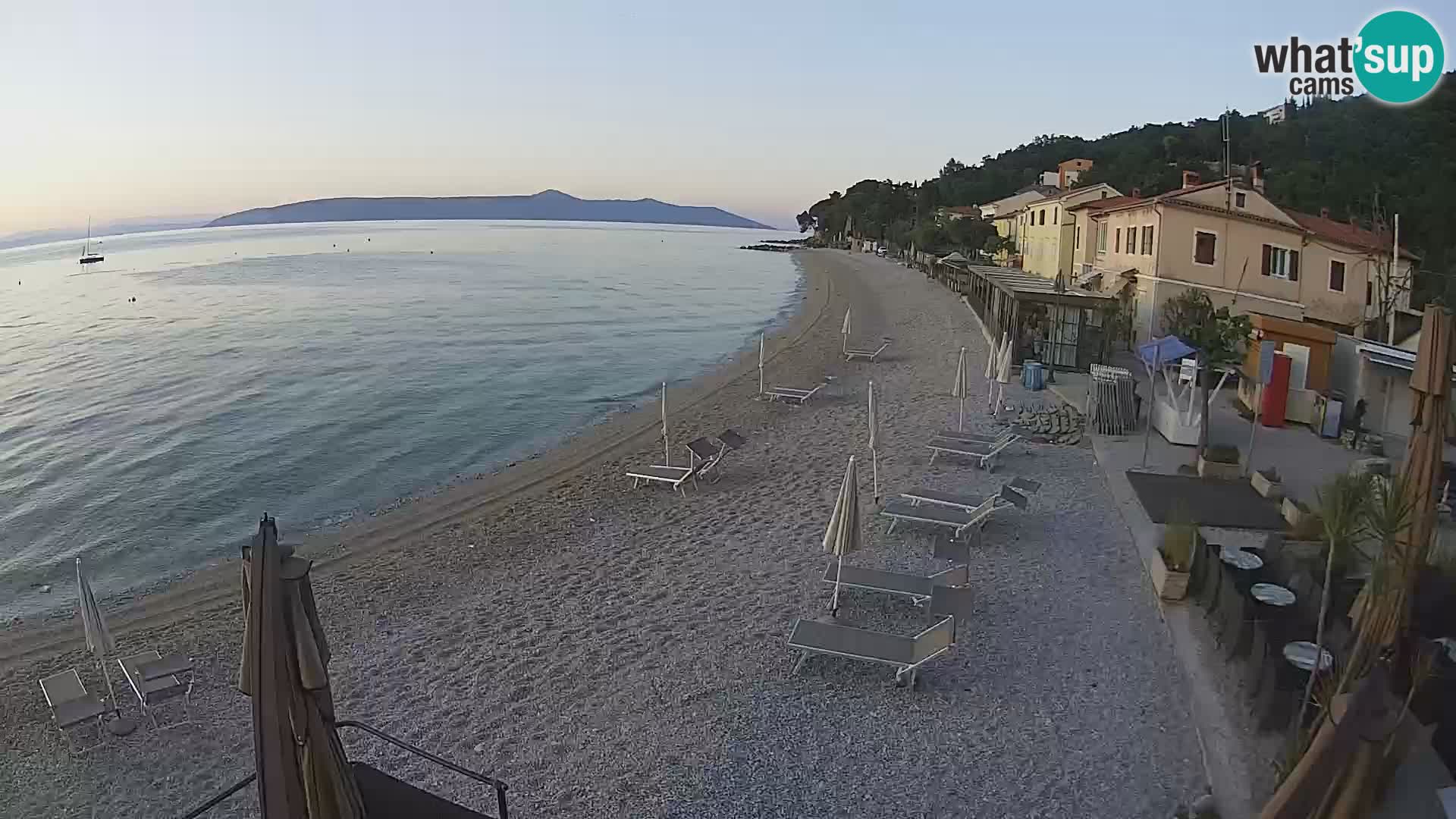 Mošćenička Draga webcam beach
