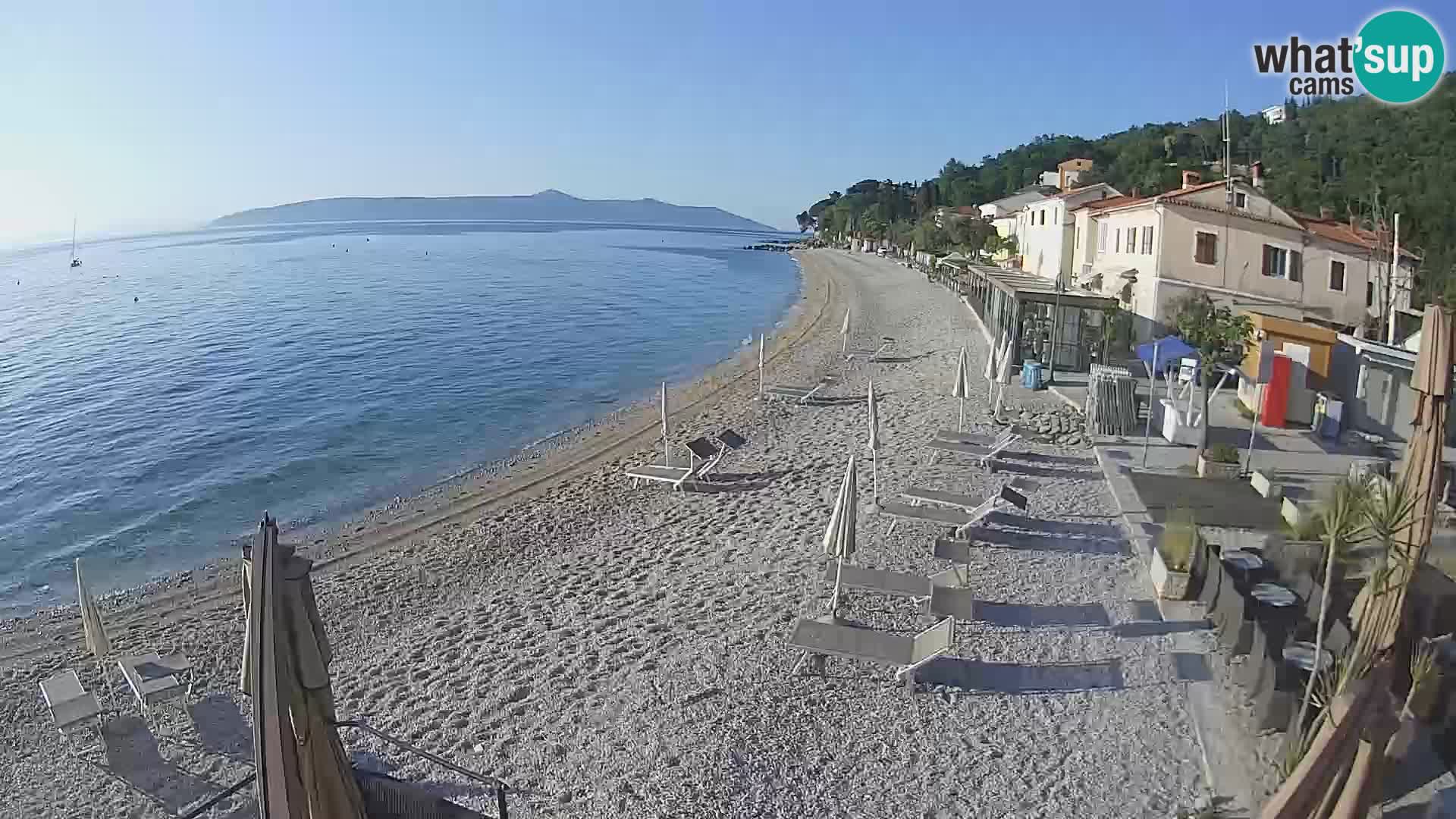 Web kamera Mošćenička Draga – plaža