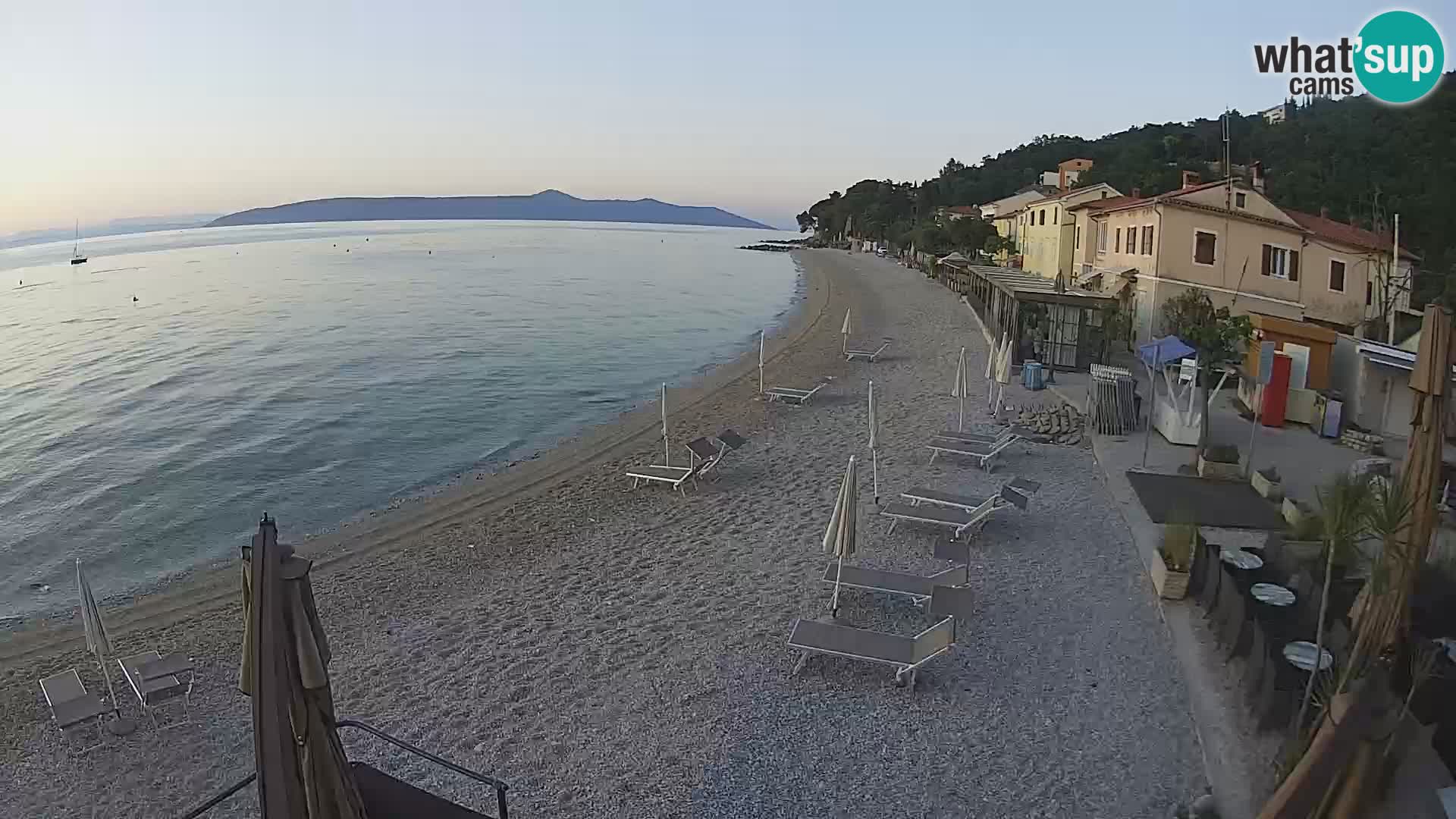 Livecam Draga di Moschiena – spiaggia